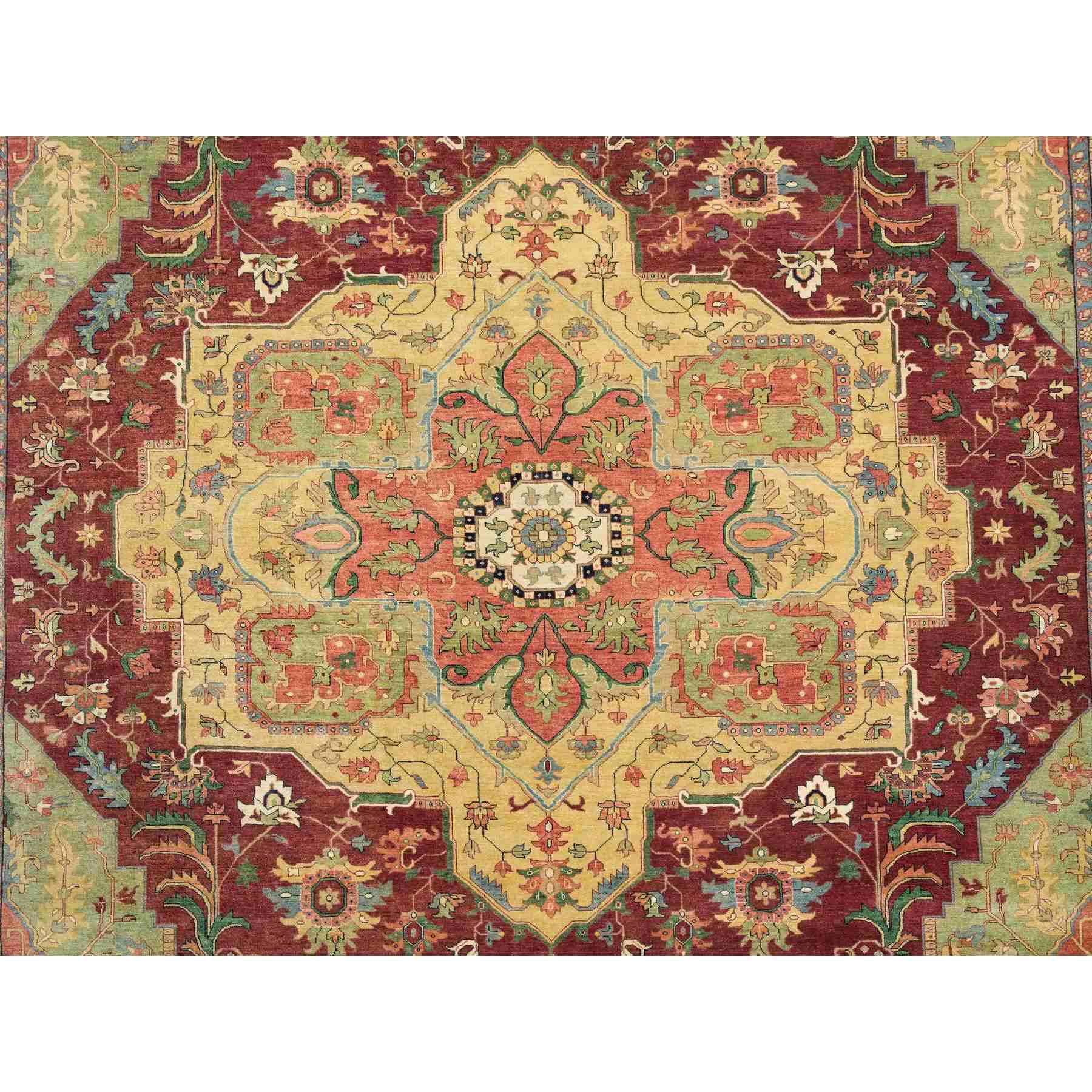 Heriz-Hand-Knotted-Rug-327510