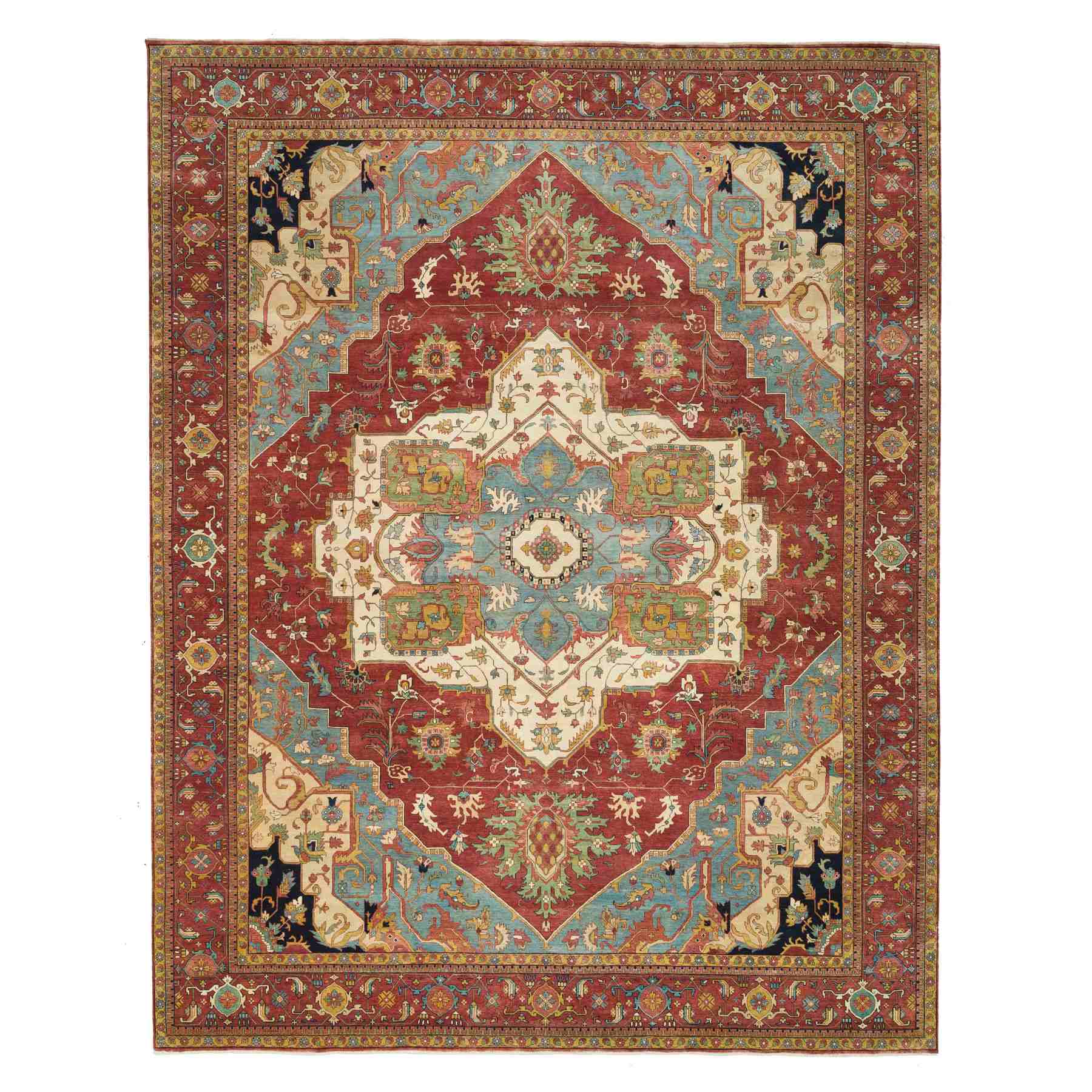 Heriz-Hand-Knotted-Rug-327545