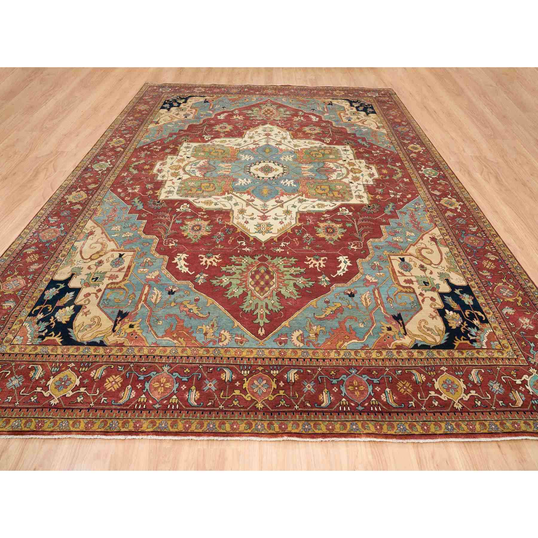 Heriz-Hand-Knotted-Rug-327545