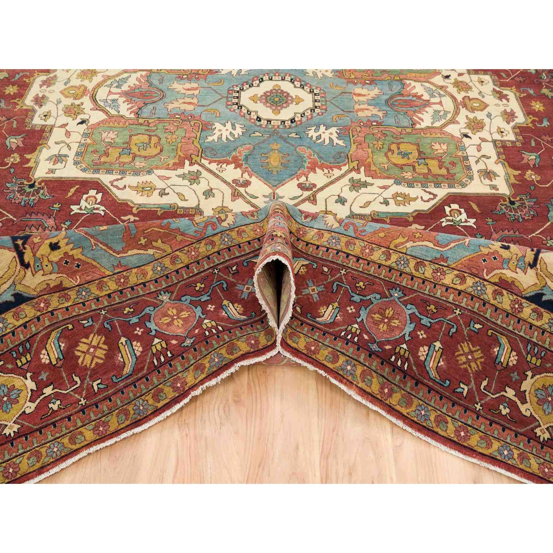 Heriz-Hand-Knotted-Rug-327545