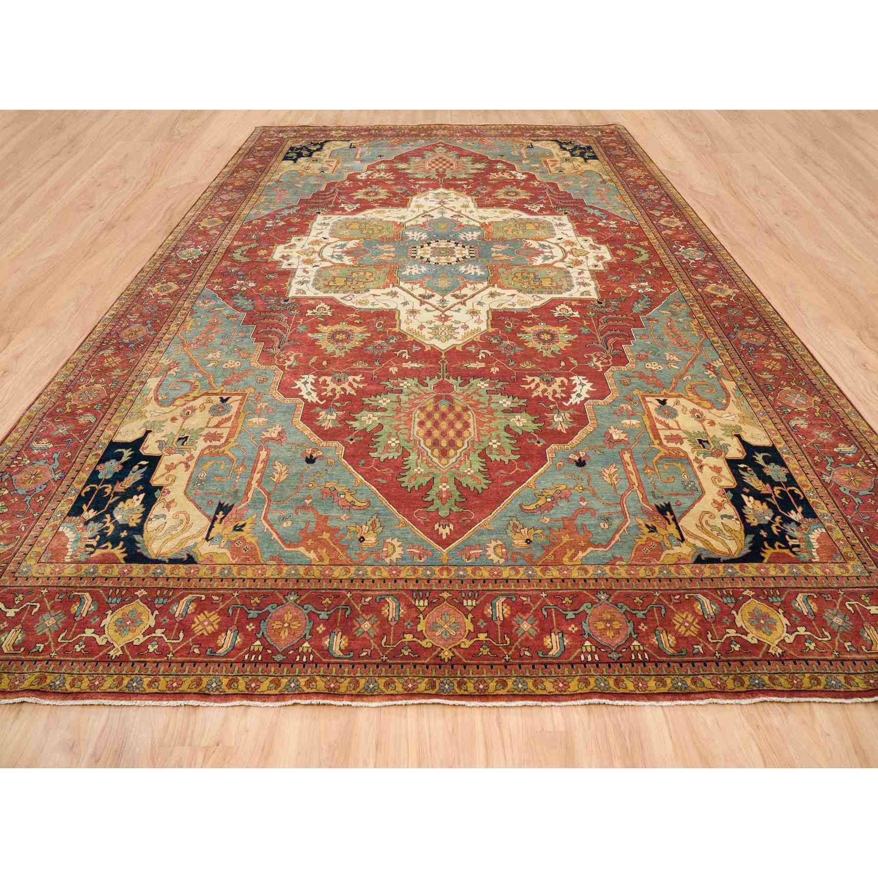 Heriz-Hand-Knotted-Rug-327555