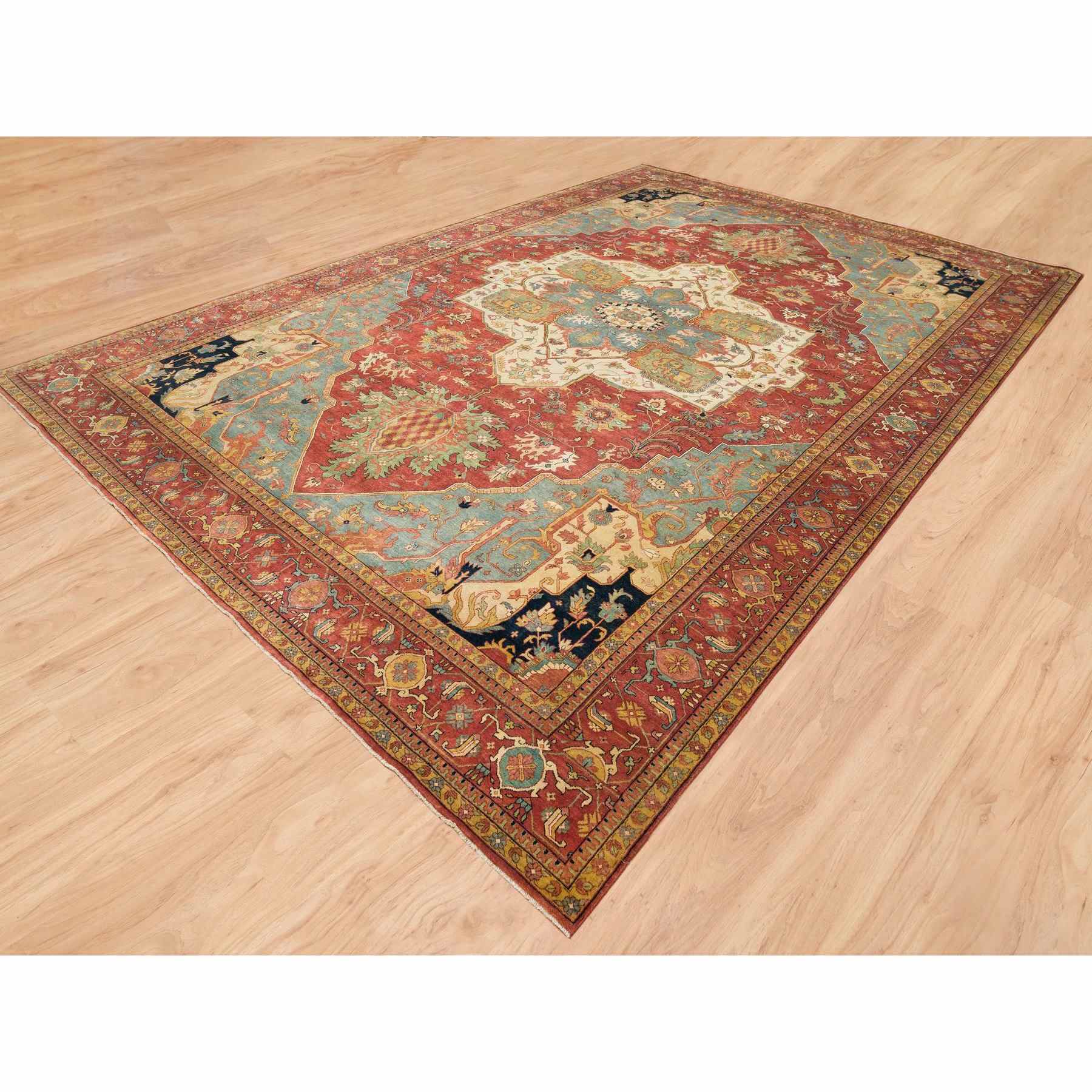 Heriz-Hand-Knotted-Rug-327555