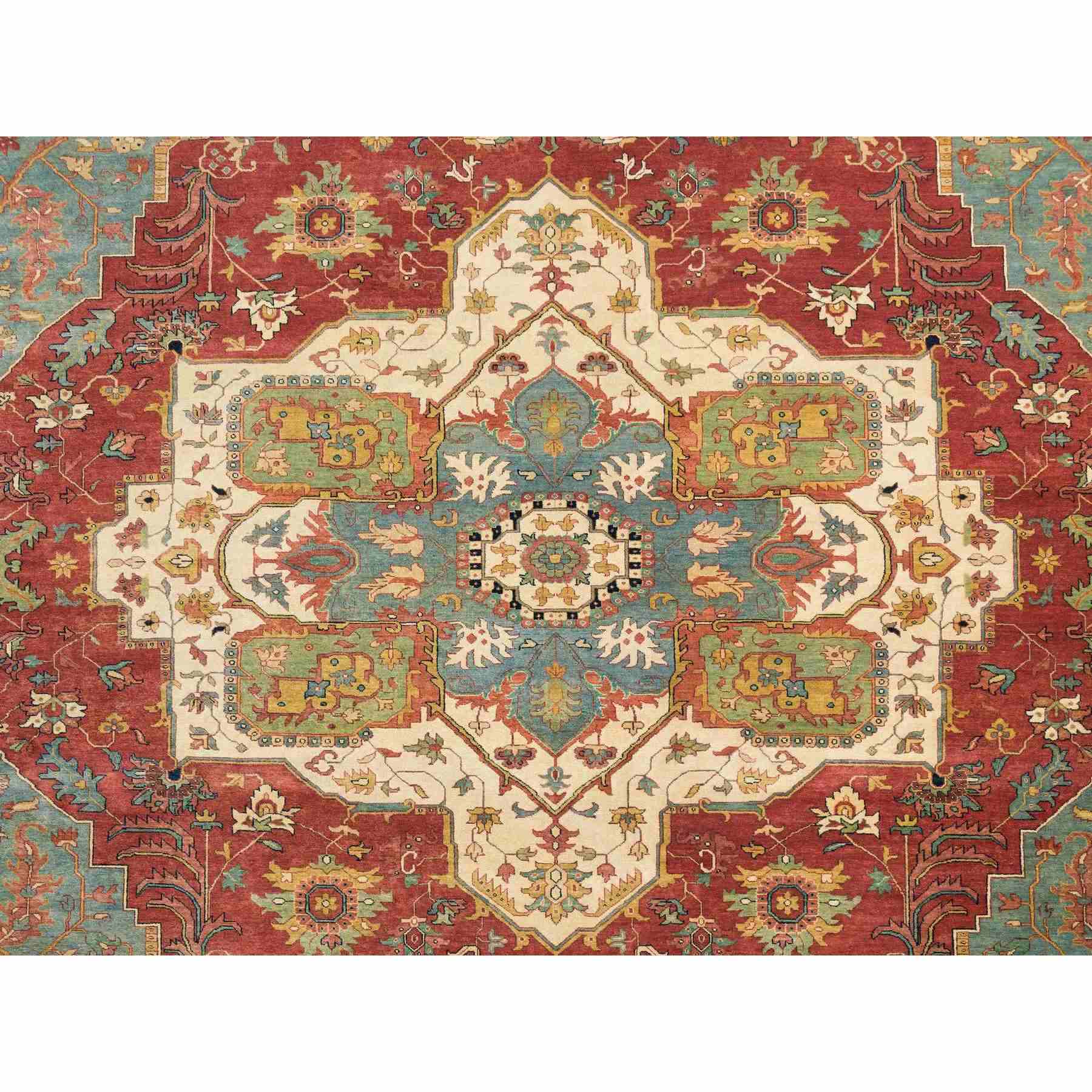 Heriz-Hand-Knotted-Rug-327555