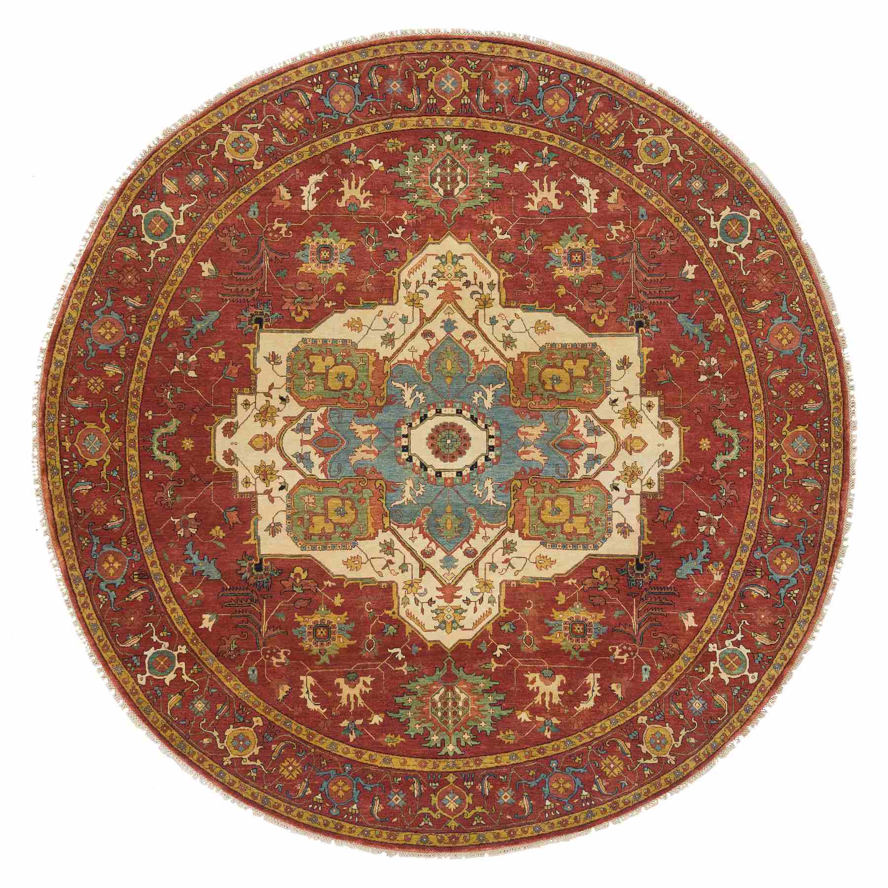 Heriz-Hand-Knotted-Rug-327565