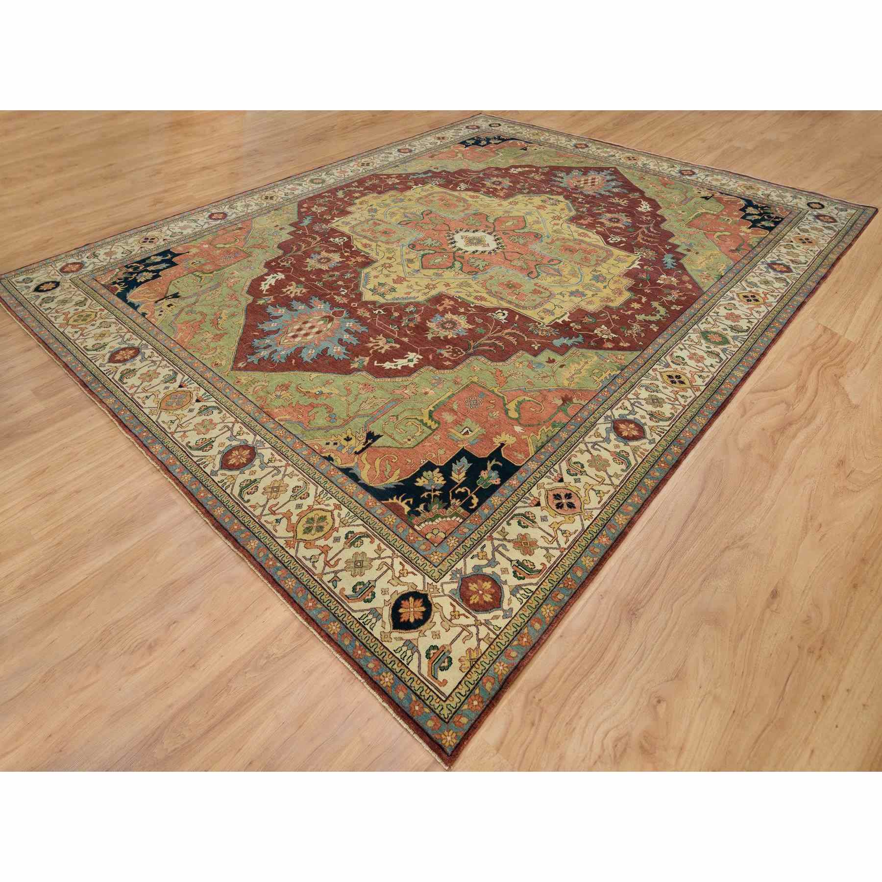 Heriz-Hand-Knotted-Rug-328535