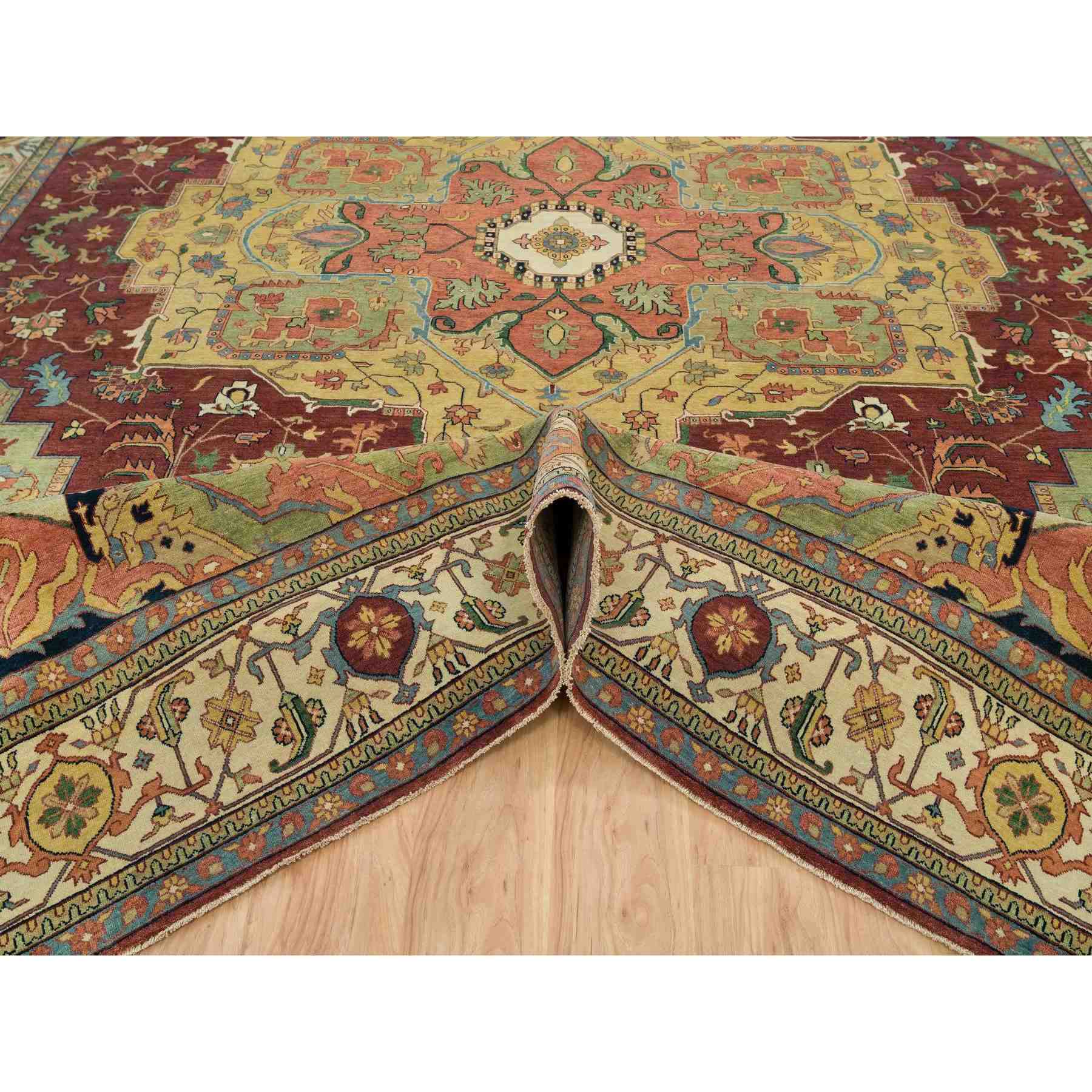 Heriz-Hand-Knotted-Rug-328535
