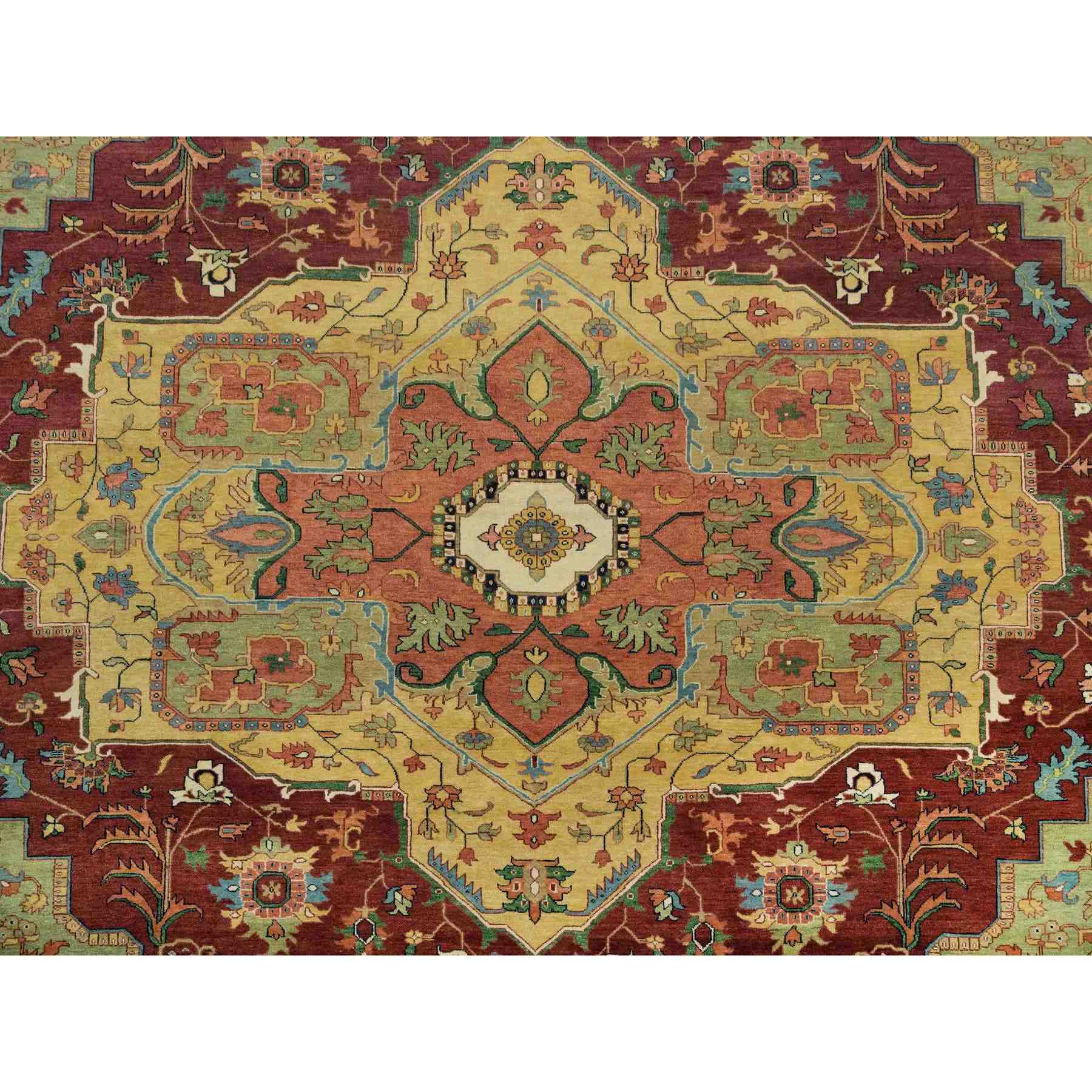 Heriz-Hand-Knotted-Rug-328535