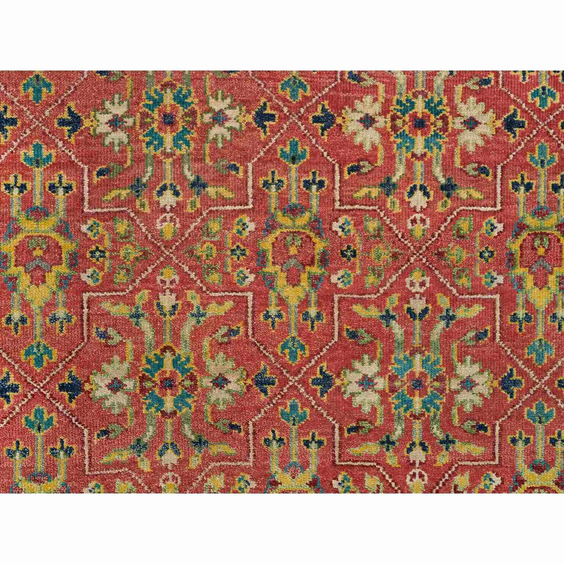 Oushak-And-Peshawar-Hand-Knotted-Rug-329640