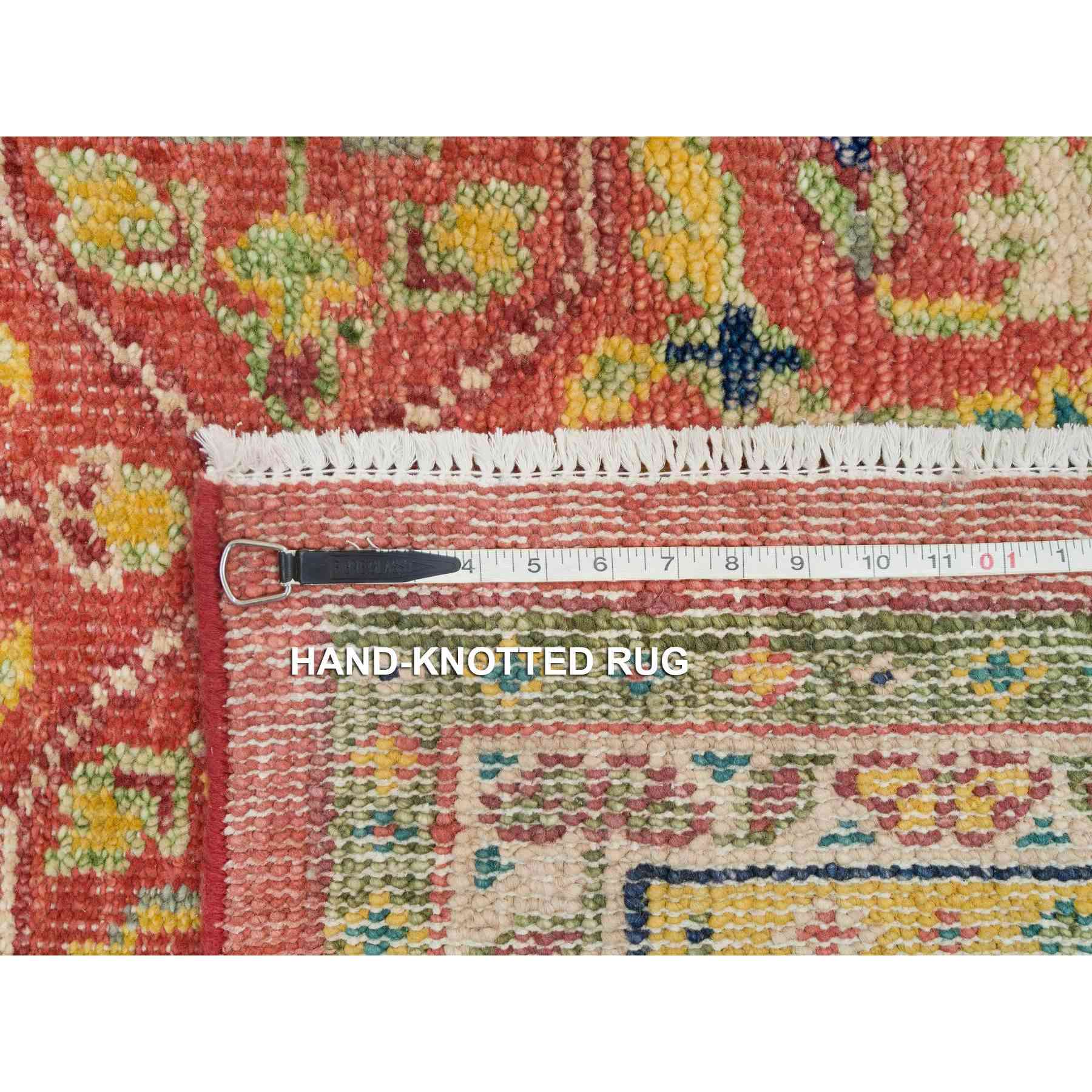 Oushak-And-Peshawar-Hand-Knotted-Rug-329650