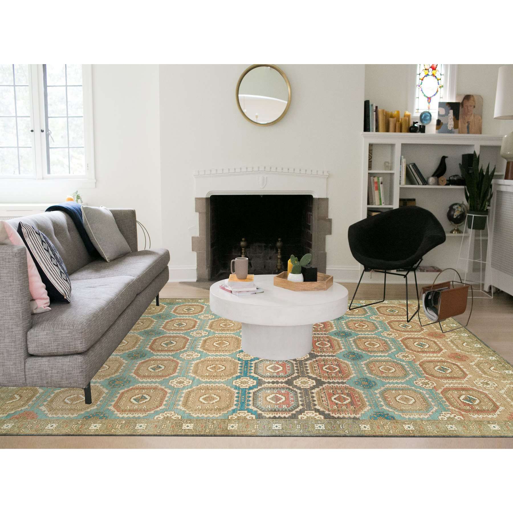 Transitional-Hand-Knotted-Rug-327695