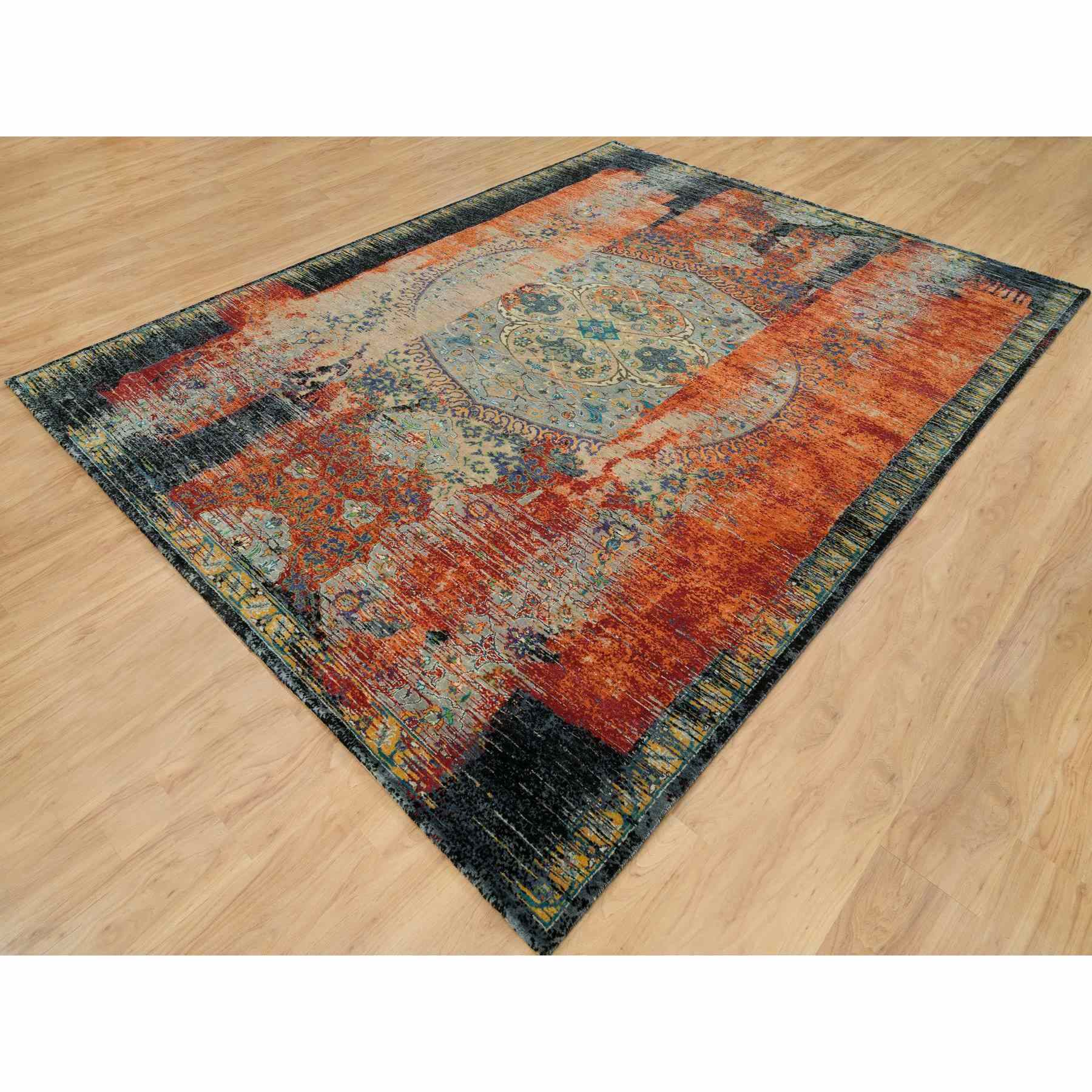 Transitional-Hand-Knotted-Rug-329480