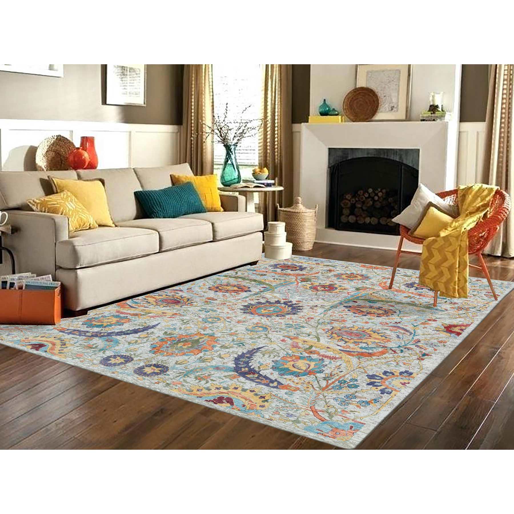 Transitional-Hand-Knotted-Rug-329530