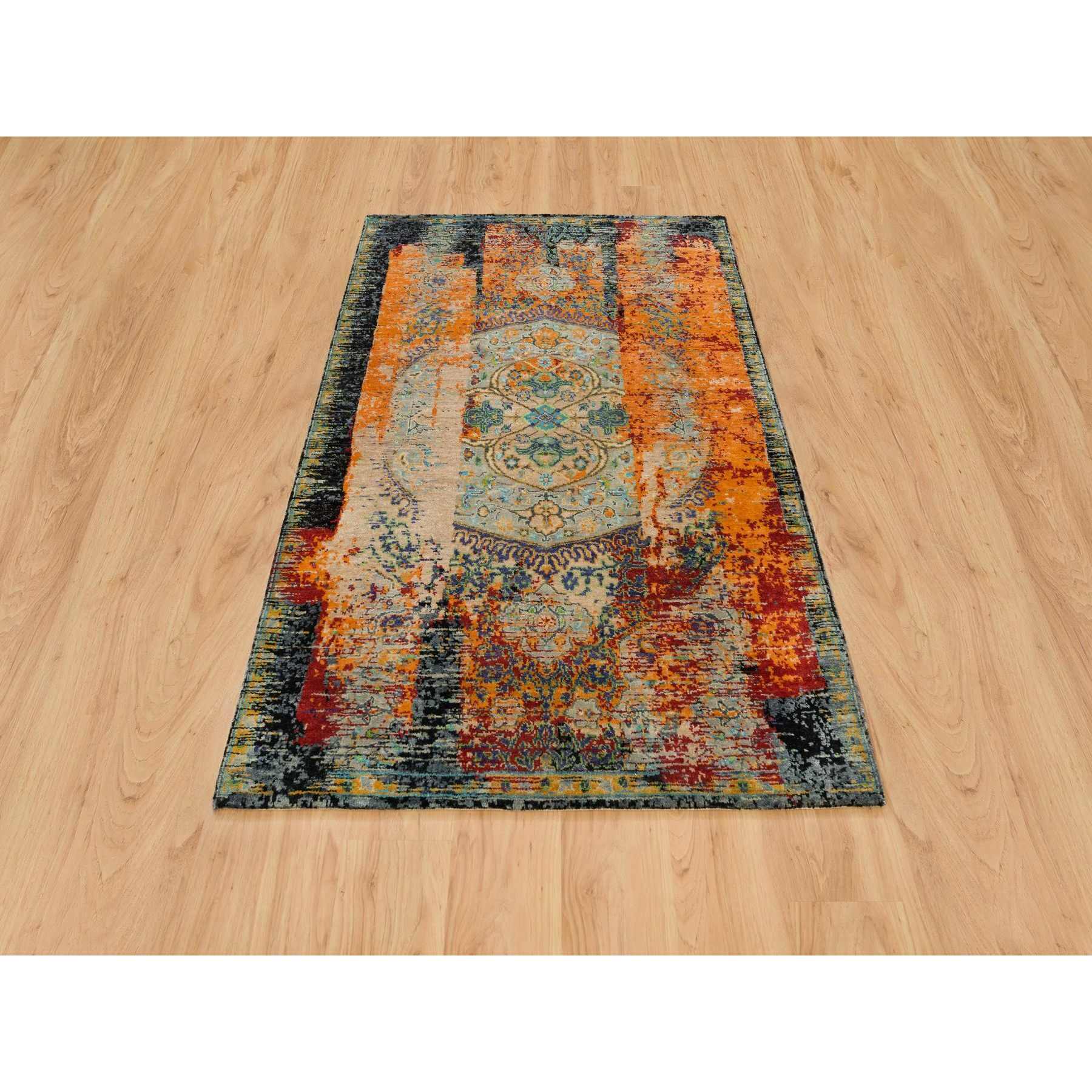 Transitional-Hand-Knotted-Rug-329570