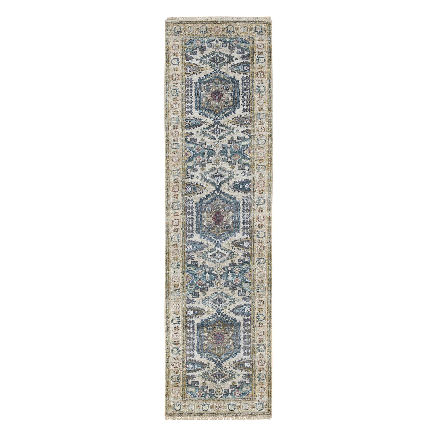 Tribal-Geometric-Hand-Knotted-Rug-327865