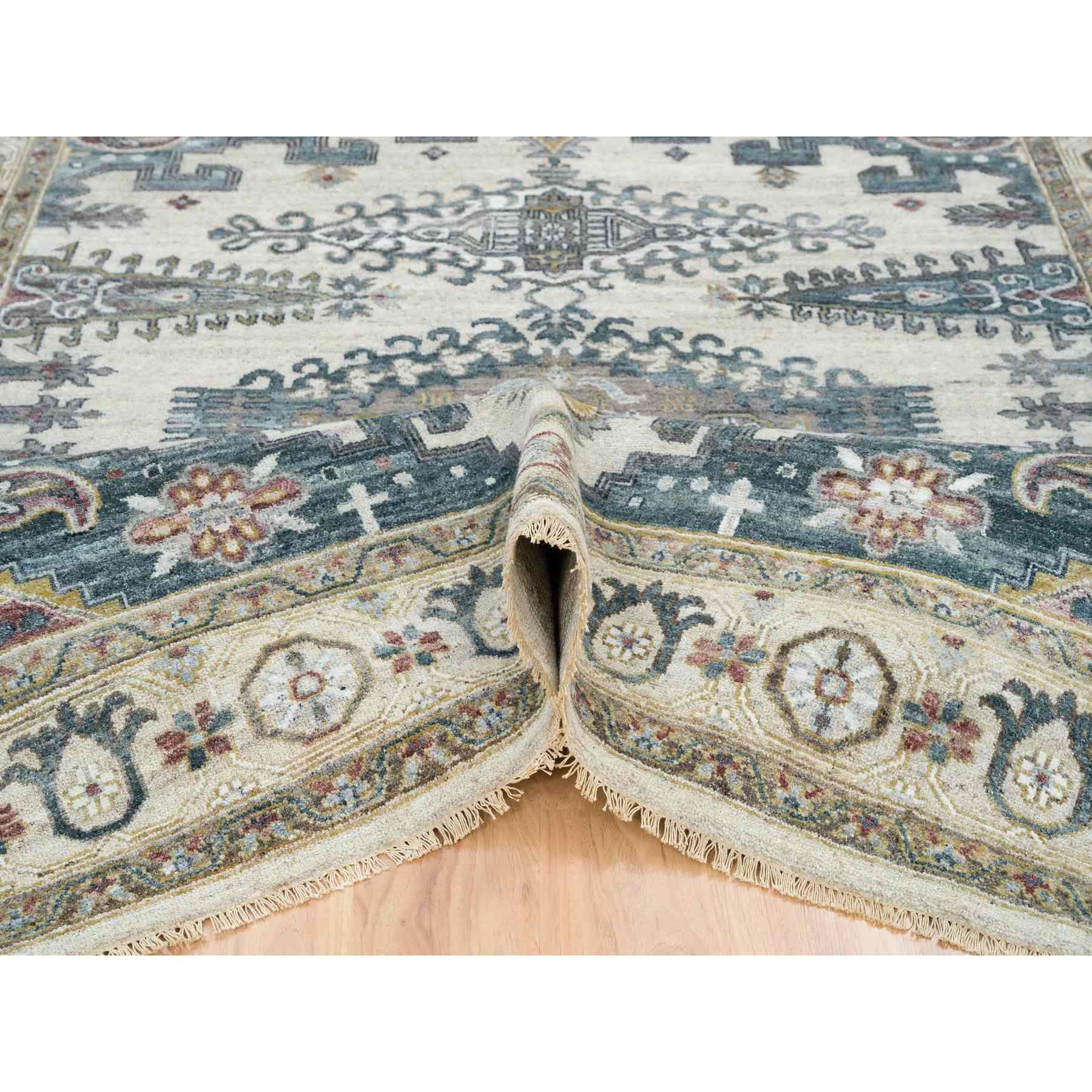 Tribal-Geometric-Hand-Knotted-Rug-327930