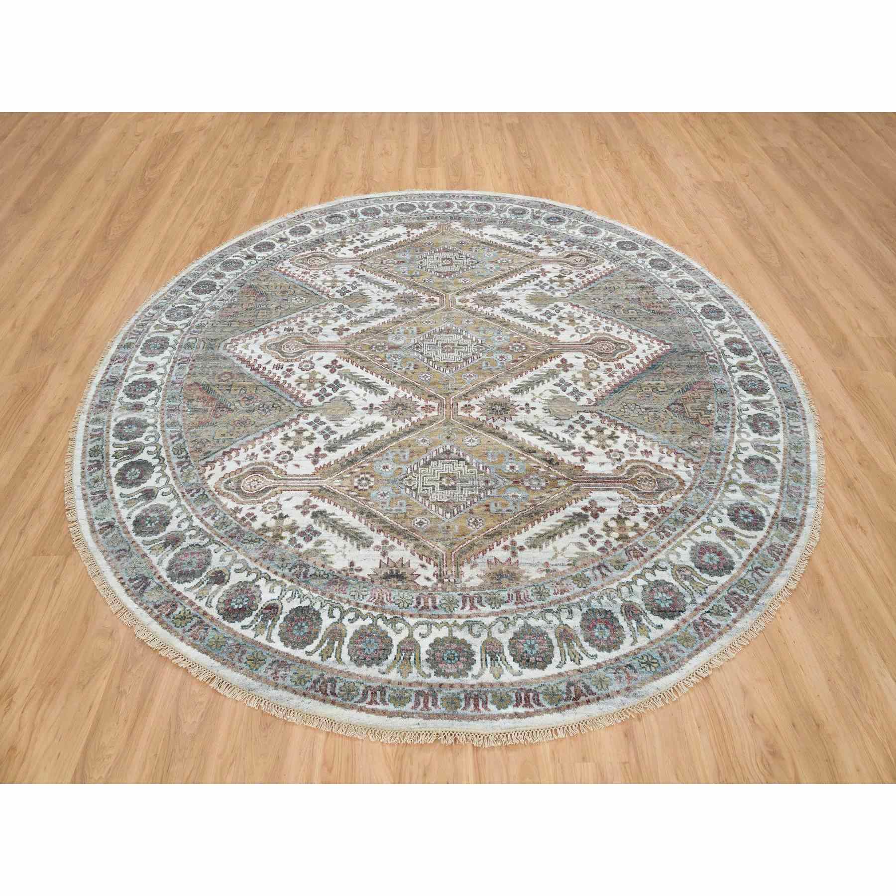 Tribal-Geometric-Hand-Knotted-Rug-327945