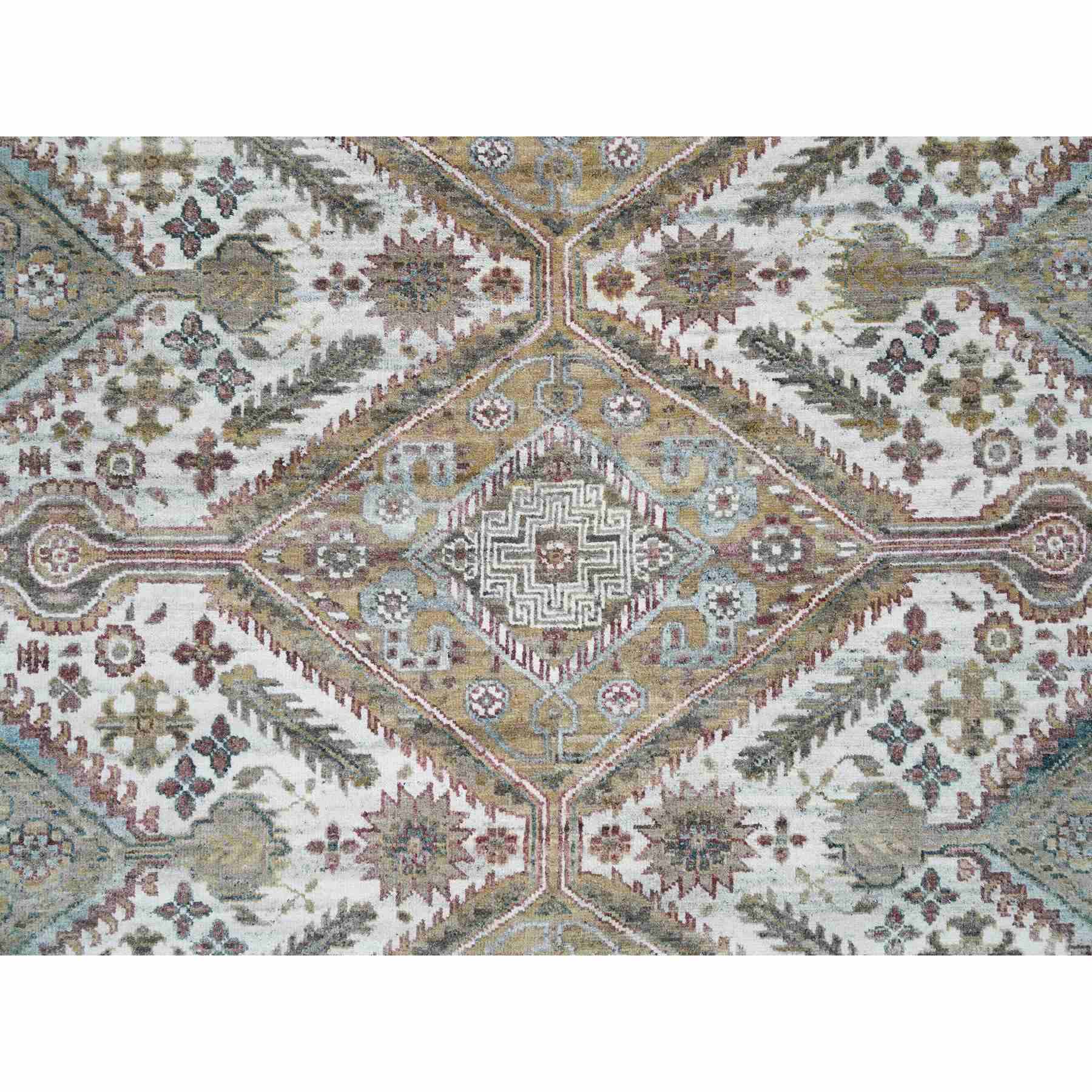 Tribal-Geometric-Hand-Knotted-Rug-327945