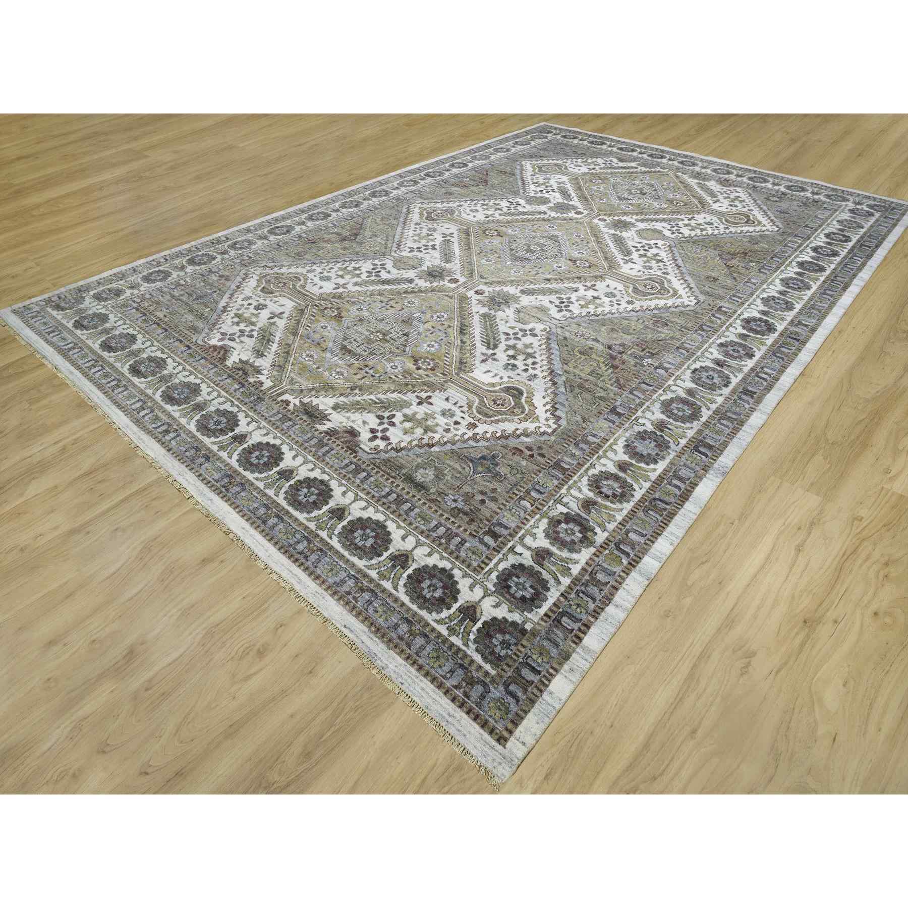 Tribal-Geometric-Hand-Knotted-Rug-328105