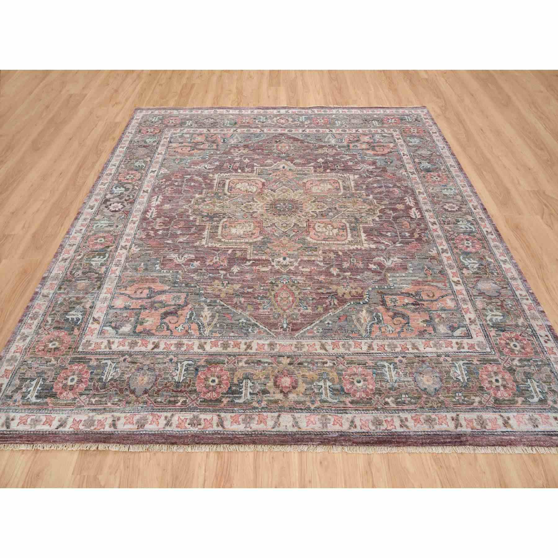 Tribal-Geometric-Hand-Knotted-Rug-328145