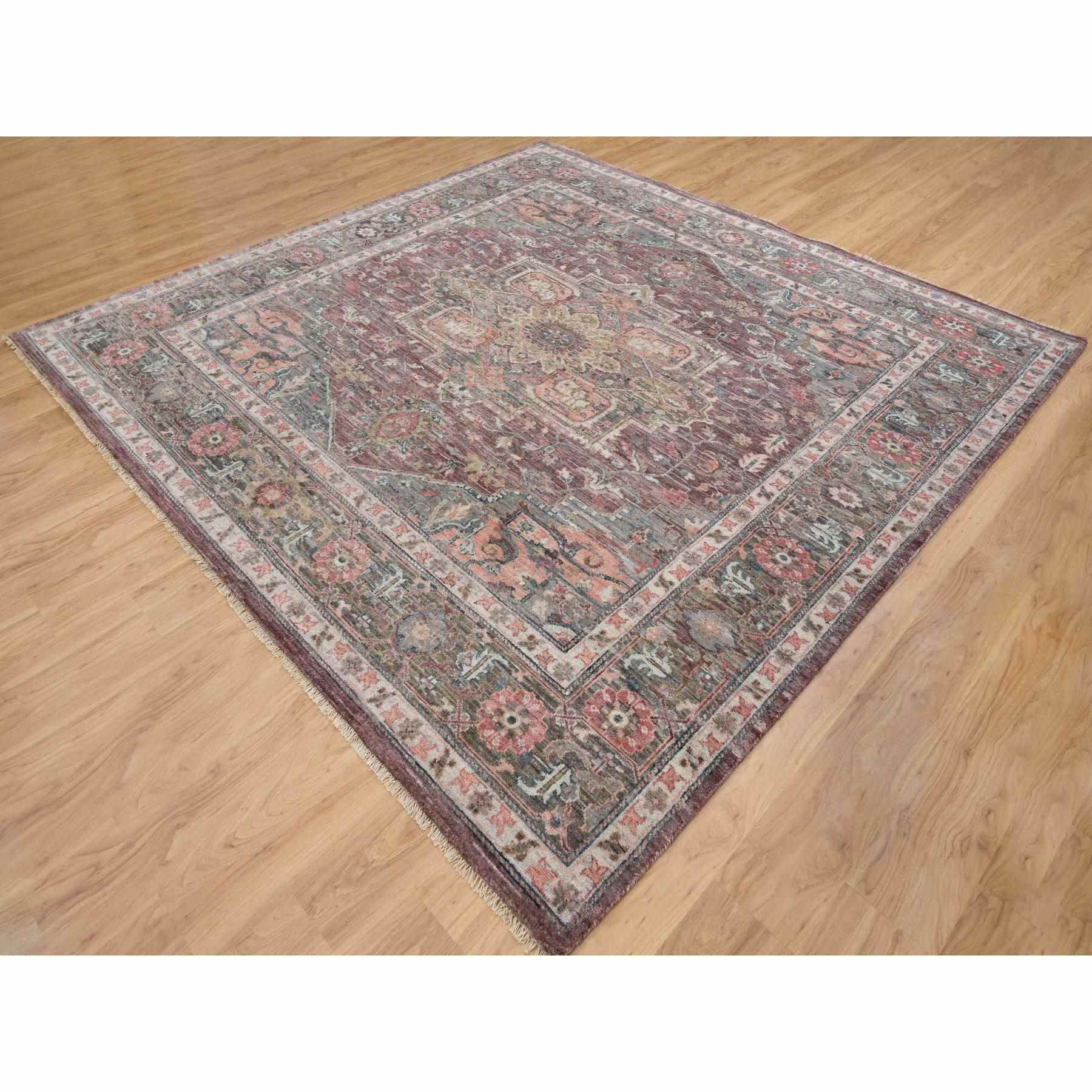 Tribal-Geometric-Hand-Knotted-Rug-328145