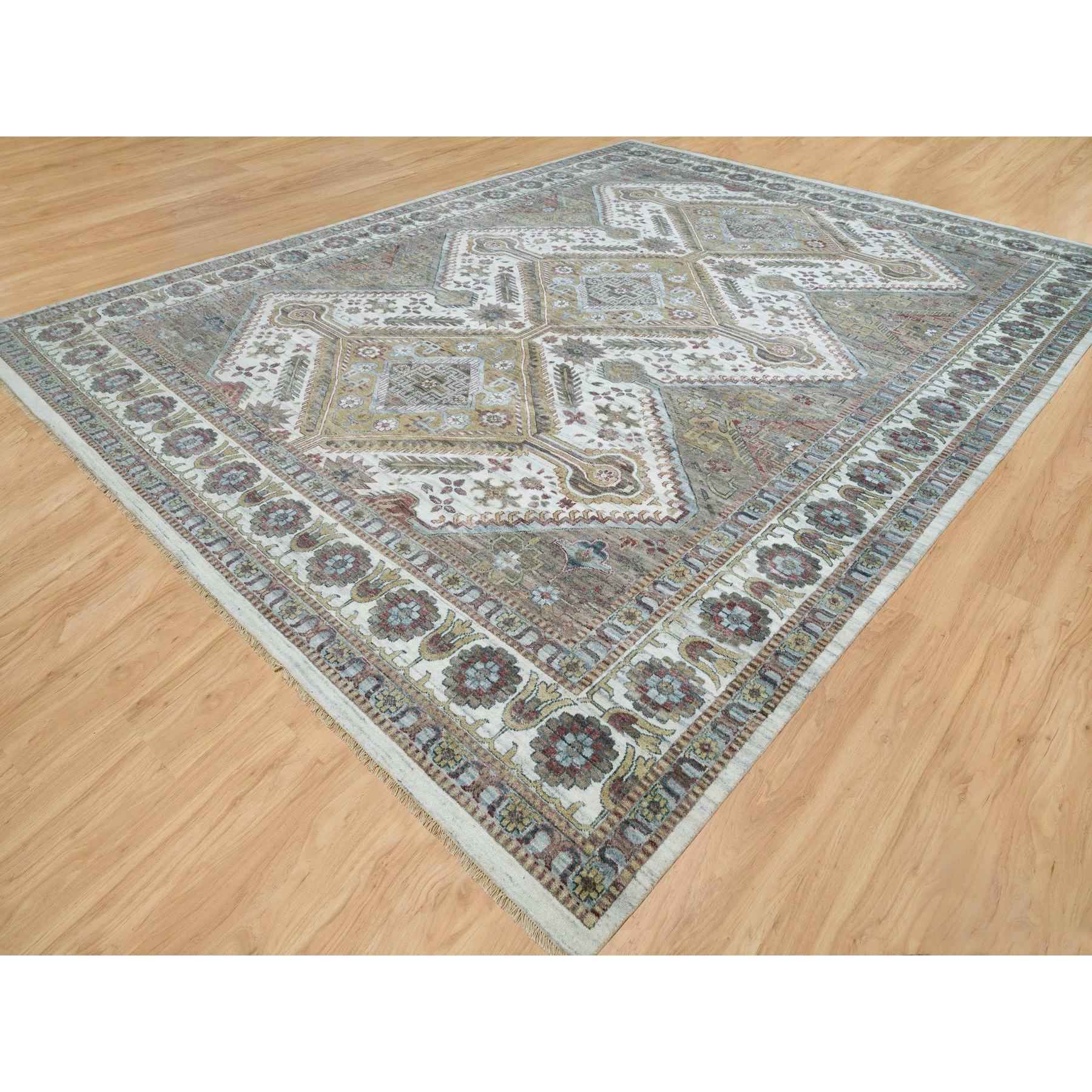 Tribal-Geometric-Hand-Knotted-Rug-329085