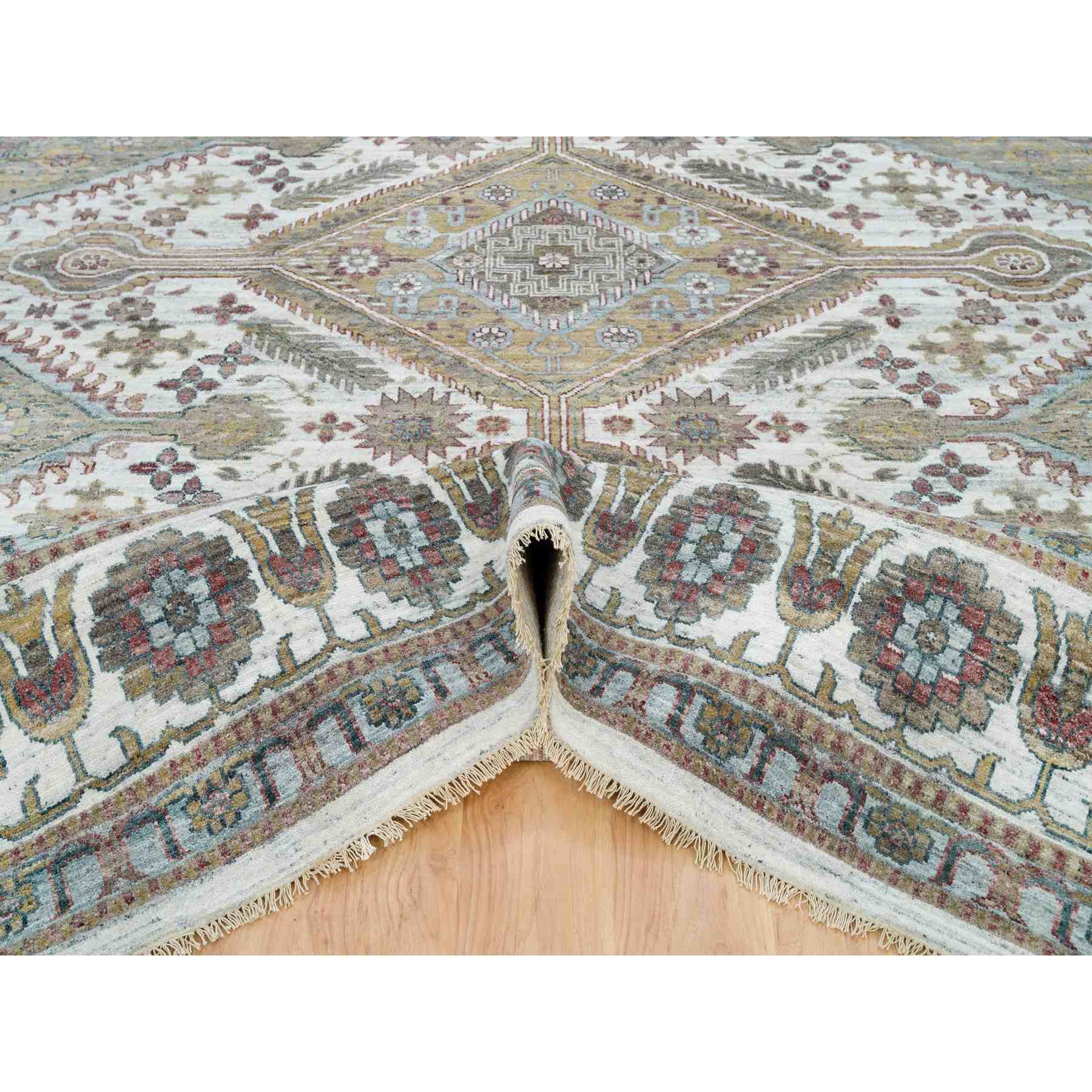 Tribal-Geometric-Hand-Knotted-Rug-329095