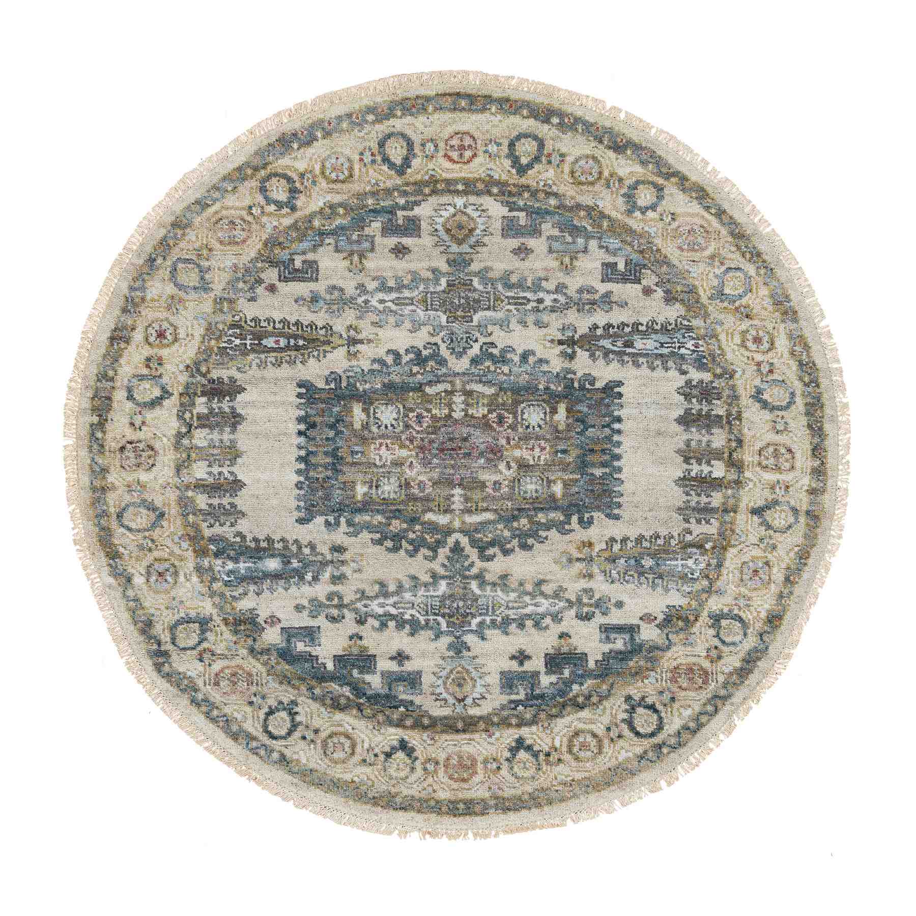 Tribal-Geometric-Hand-Knotted-Rug-329125