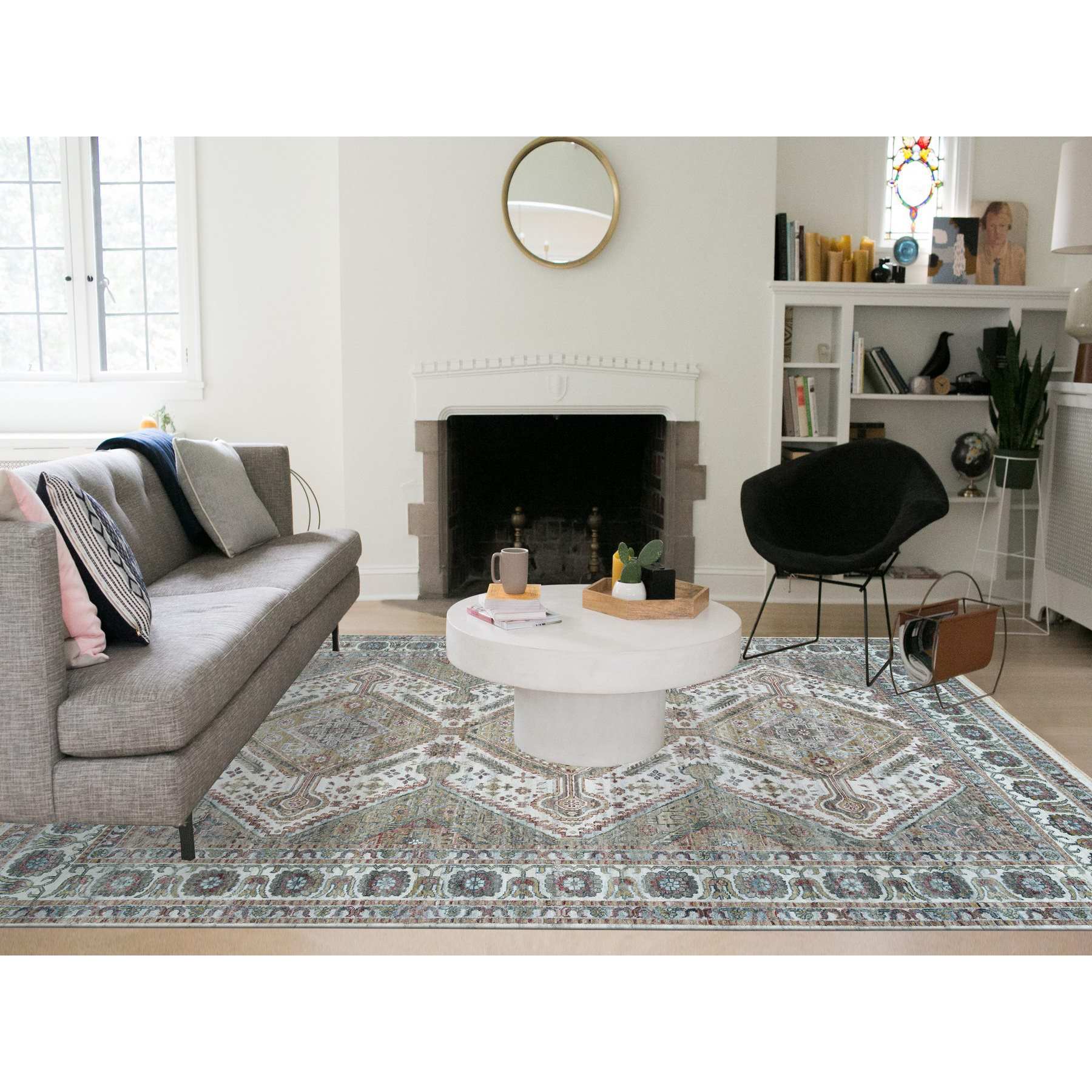 Tribal-Geometric-Hand-Knotted-Rug-329280