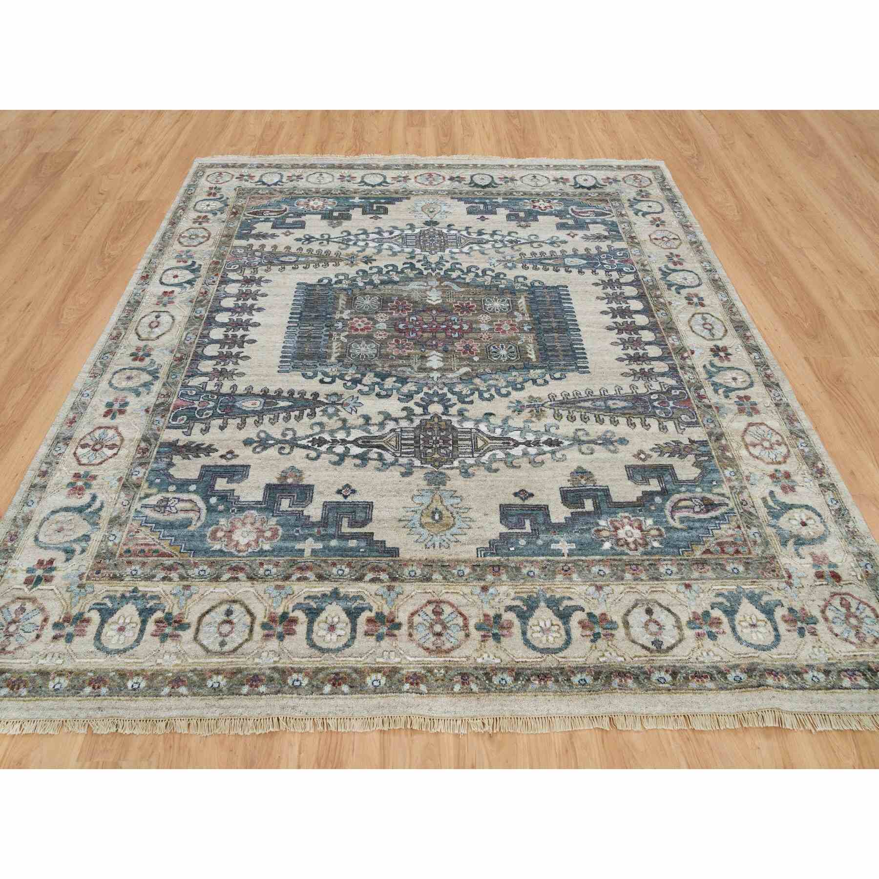 Tribal-Geometric-Hand-Knotted-Rug-329285