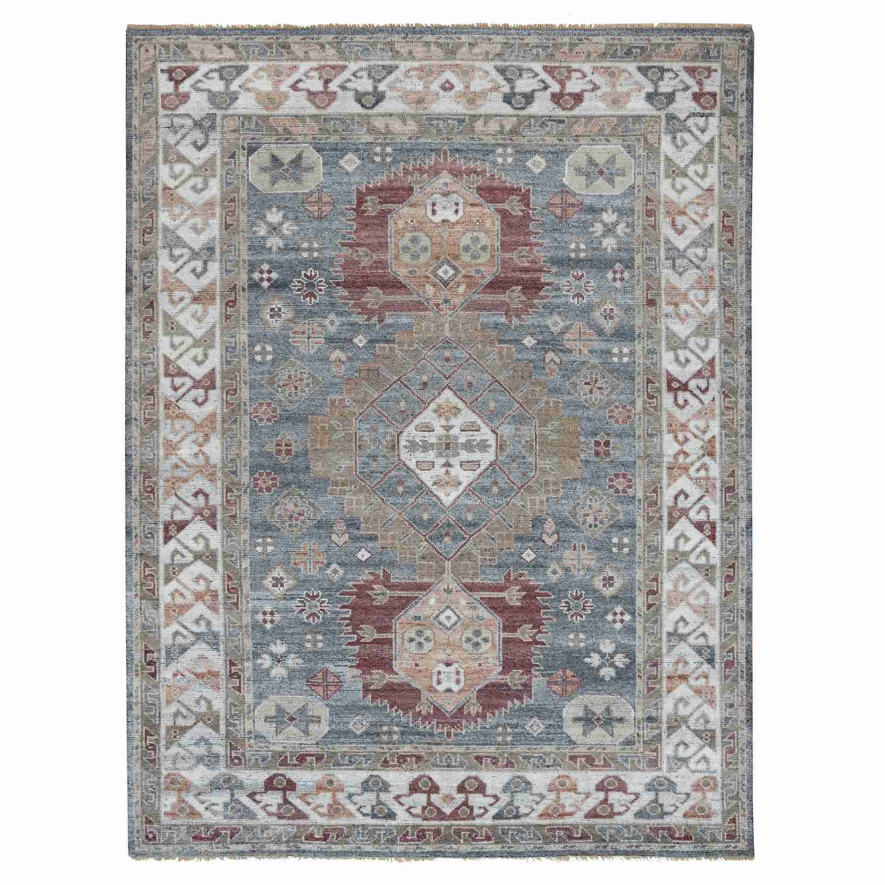 Tribal-Geometric-Hand-Knotted-Rug-329315