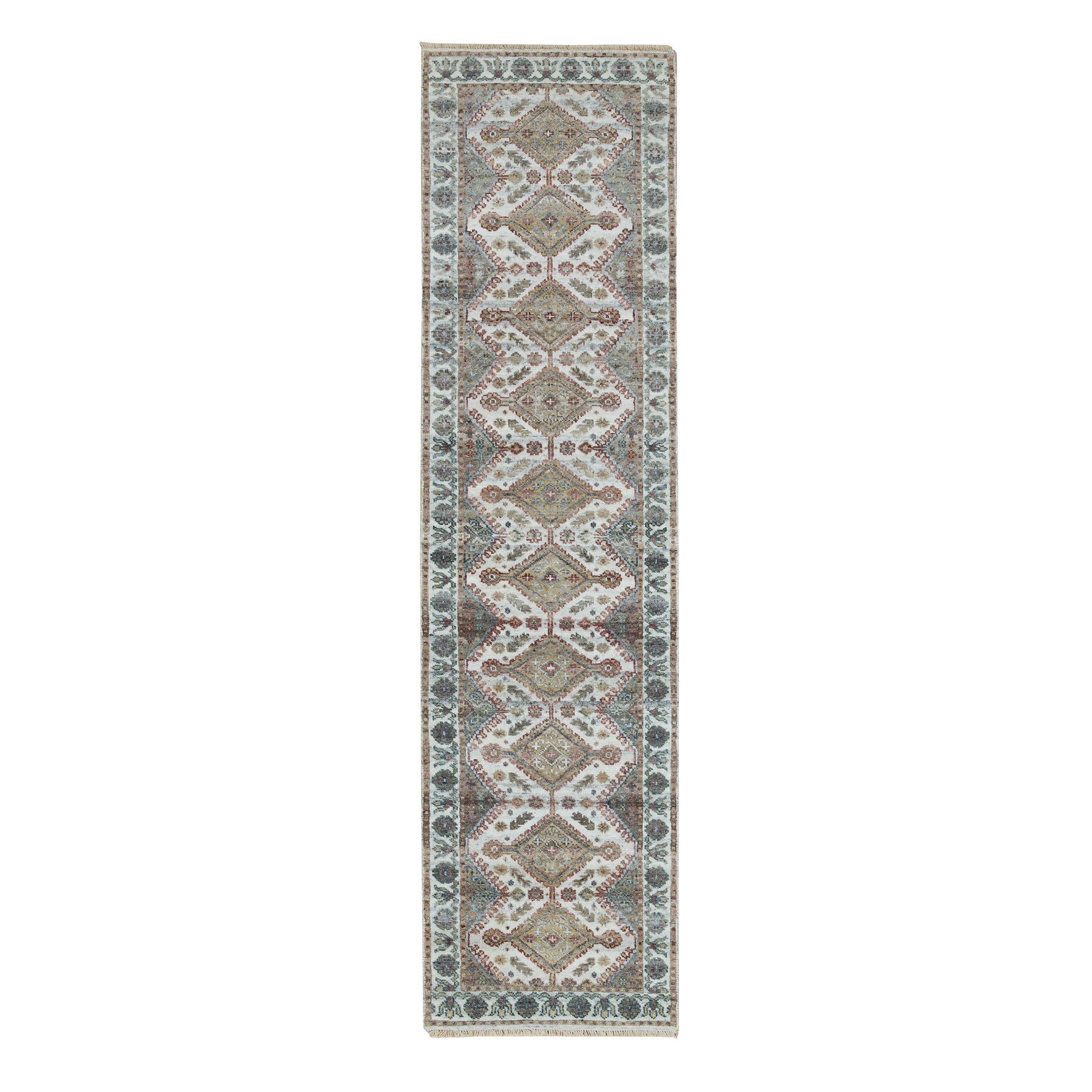 Tribal-Geometric-Hand-Knotted-Rug-329335