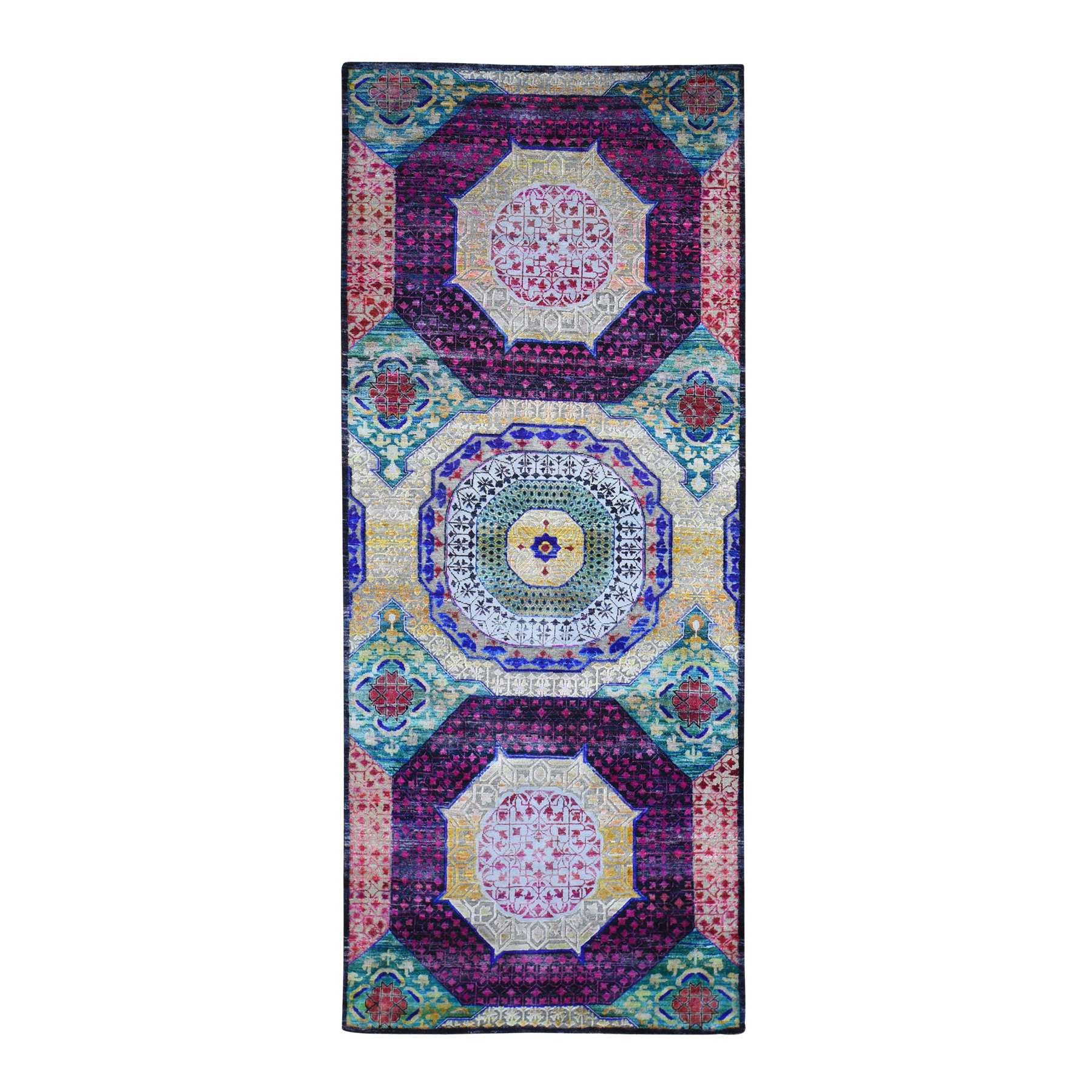 Mamluk-Hand-Knotted-Rug-332470