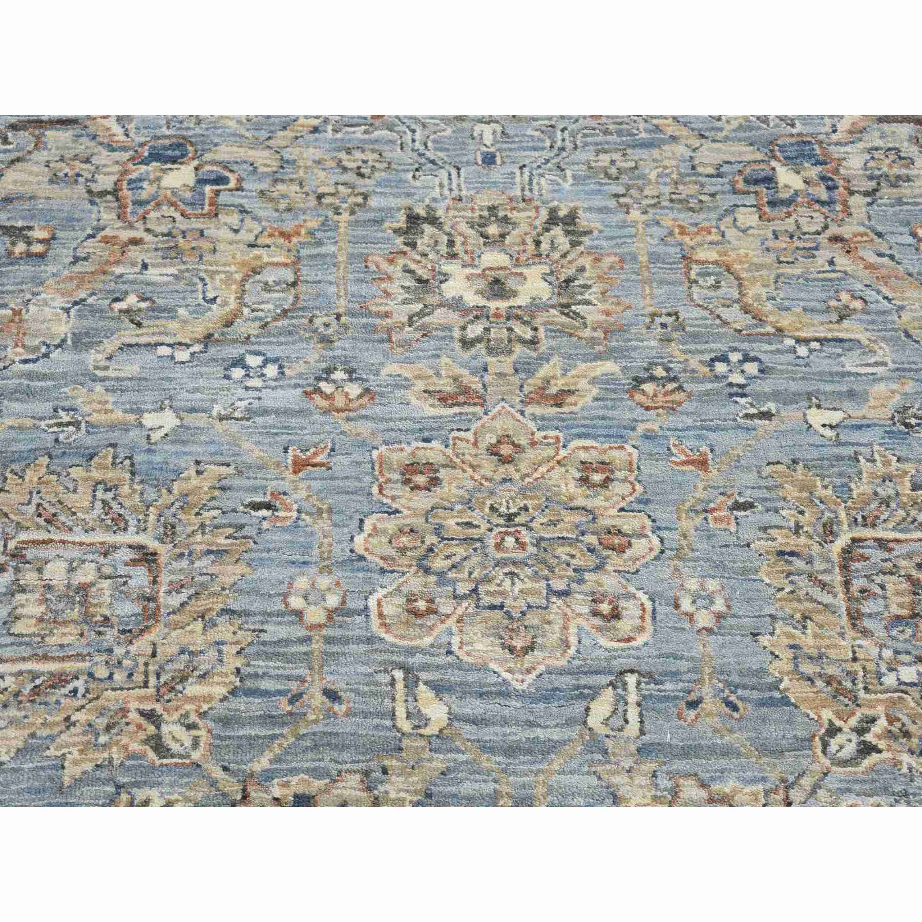 Oushak-And-Peshawar-Hand-Knotted-Rug-332390
