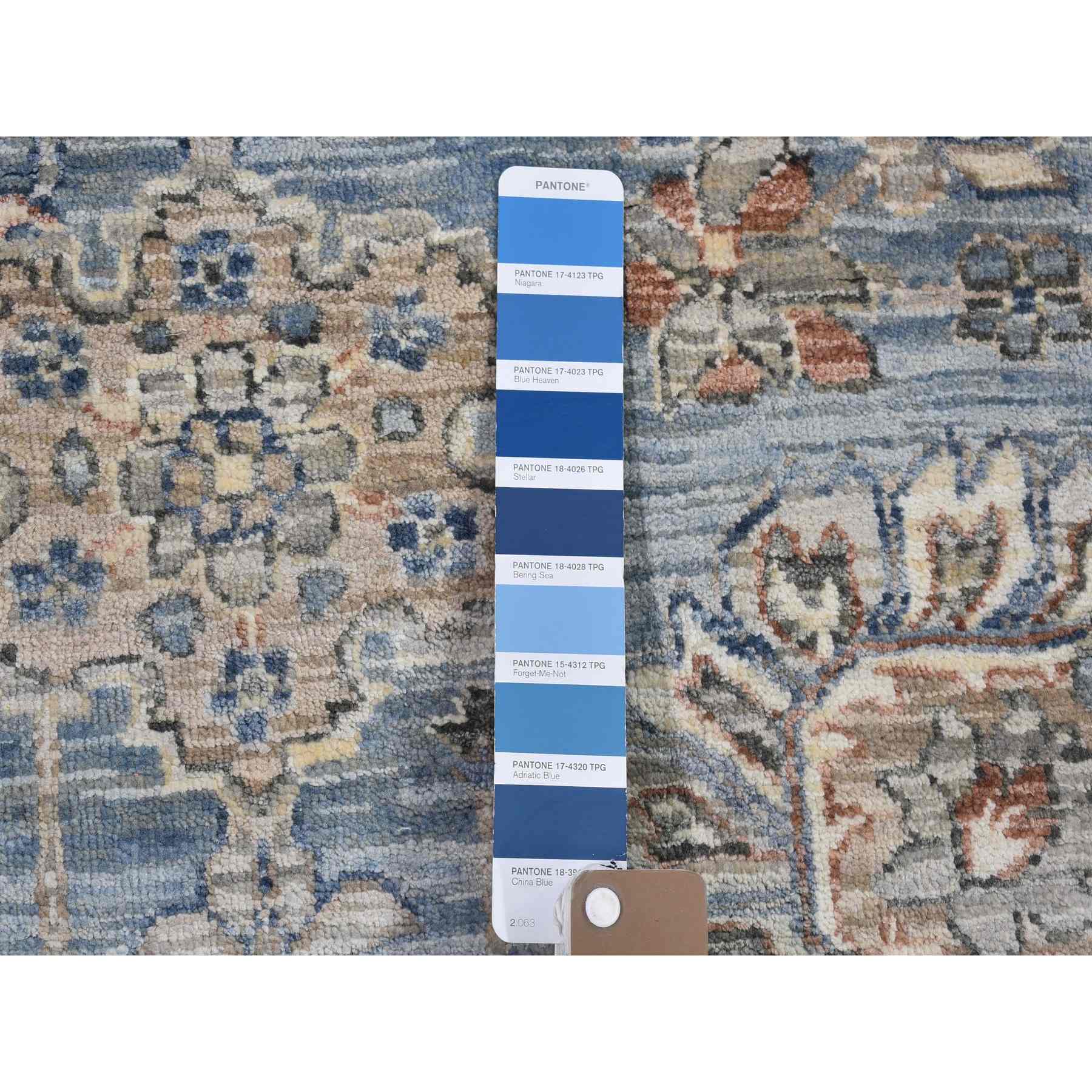 Oushak-And-Peshawar-Hand-Knotted-Rug-332390