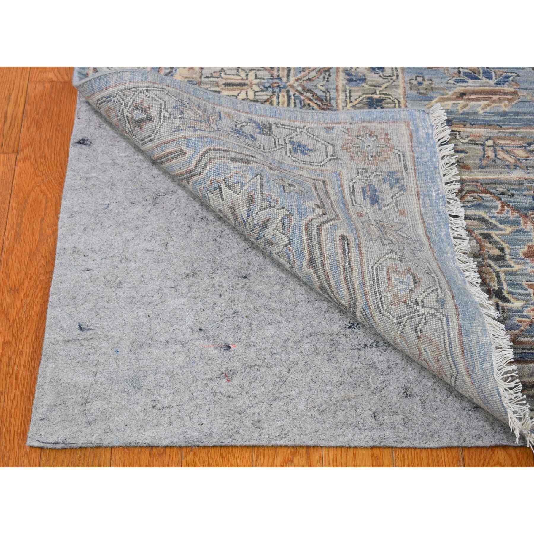 Oushak-And-Peshawar-Hand-Knotted-Rug-332390