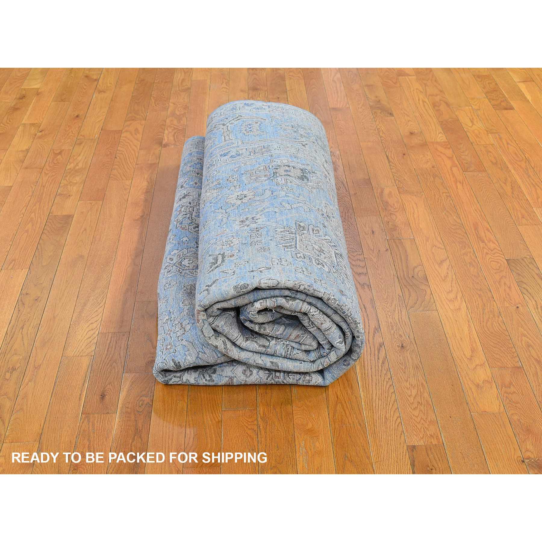 Oushak-And-Peshawar-Hand-Knotted-Rug-332390
