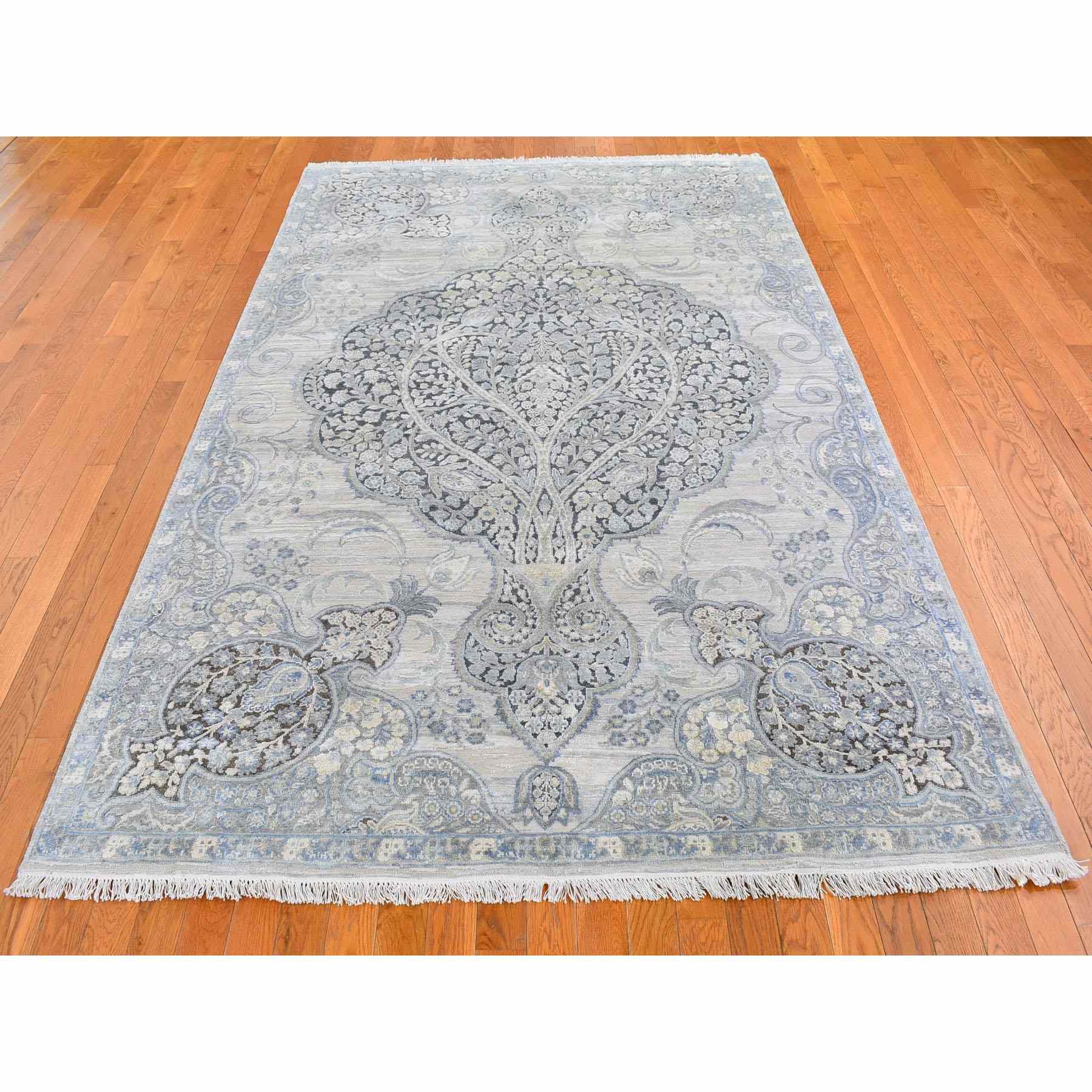 Transitional-Hand-Knotted-Rug-331775