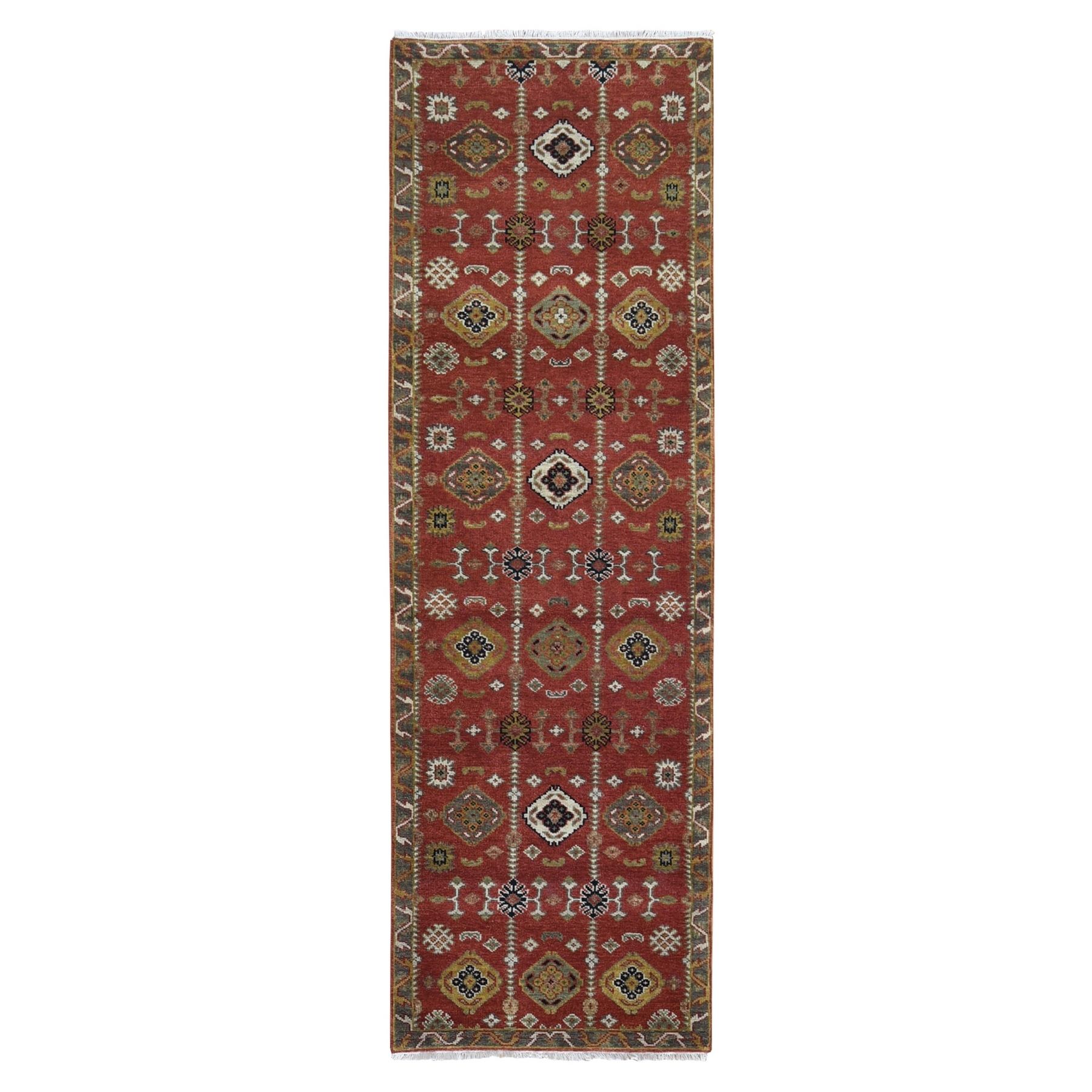 Tribal-Geometric-Hand-Knotted-Rug-330950