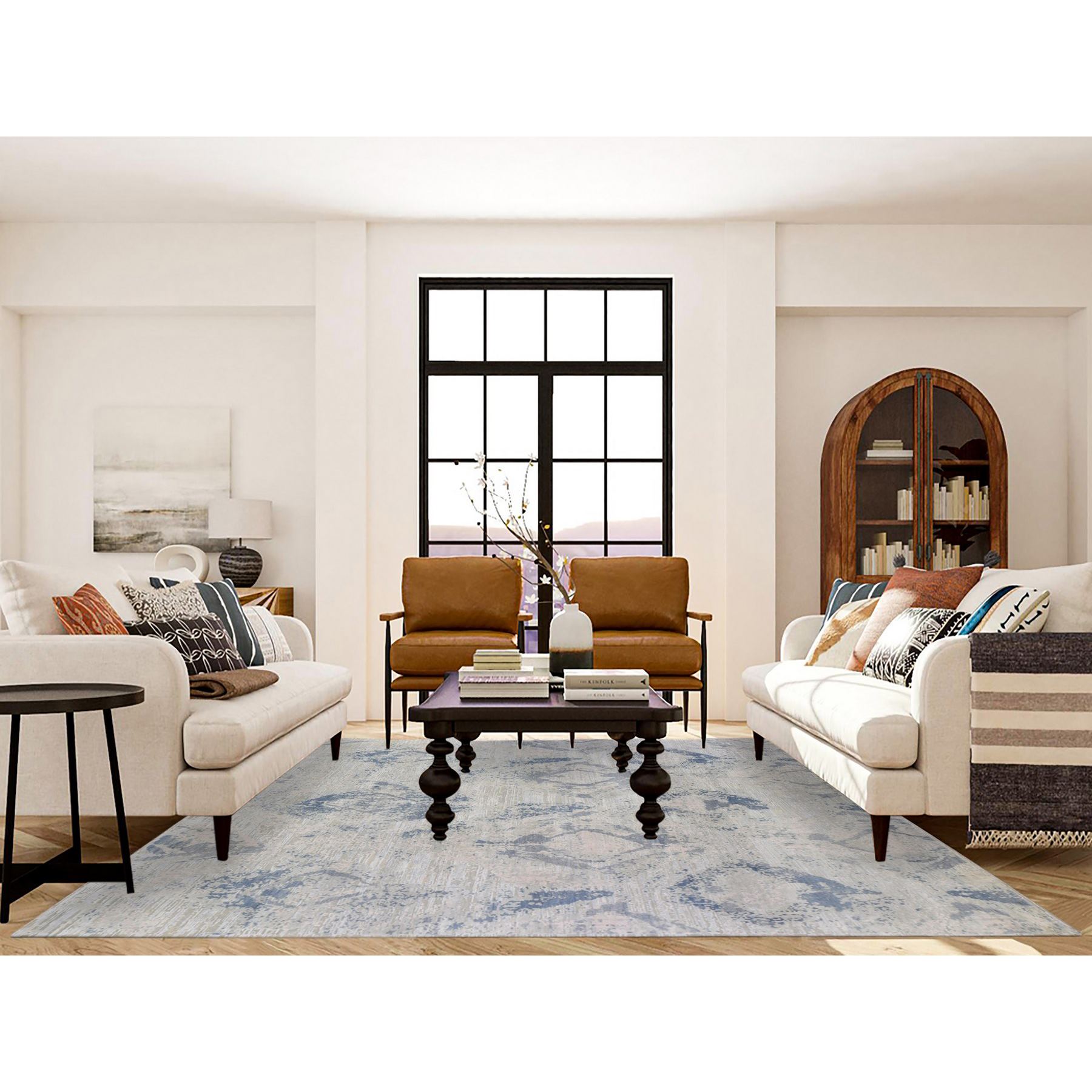 Modern-and-Contemporary-Hand-Knotted-Rug-334420