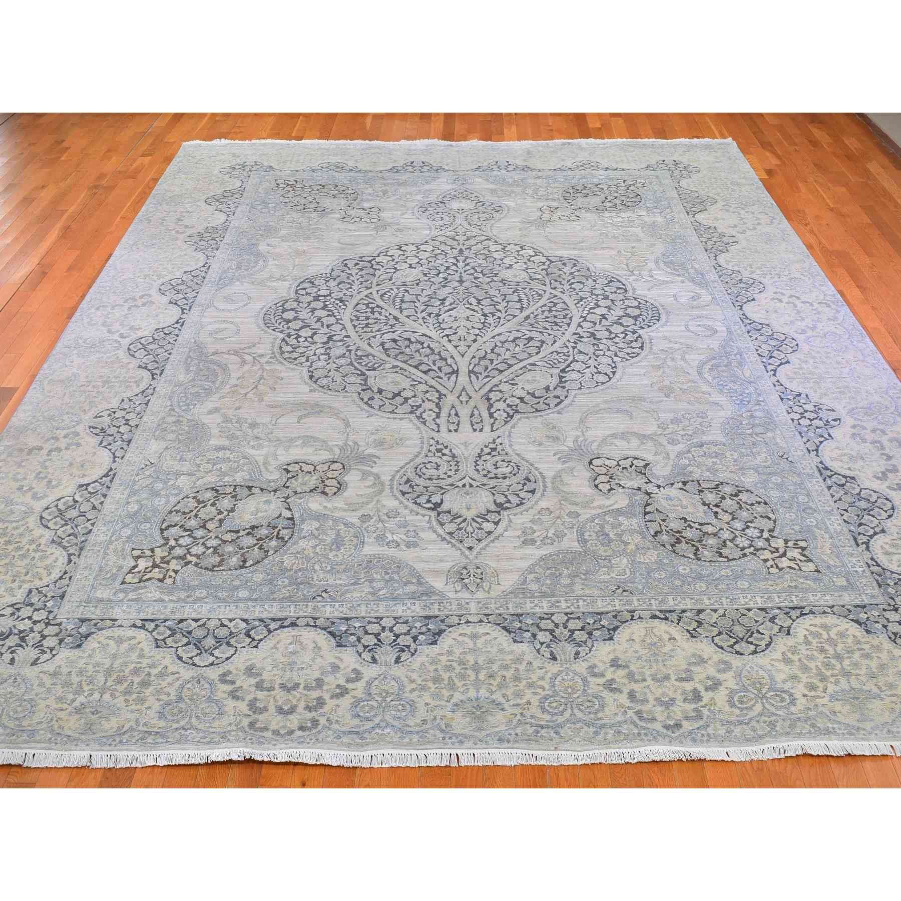 Transitional-Hand-Knotted-Rug-333675