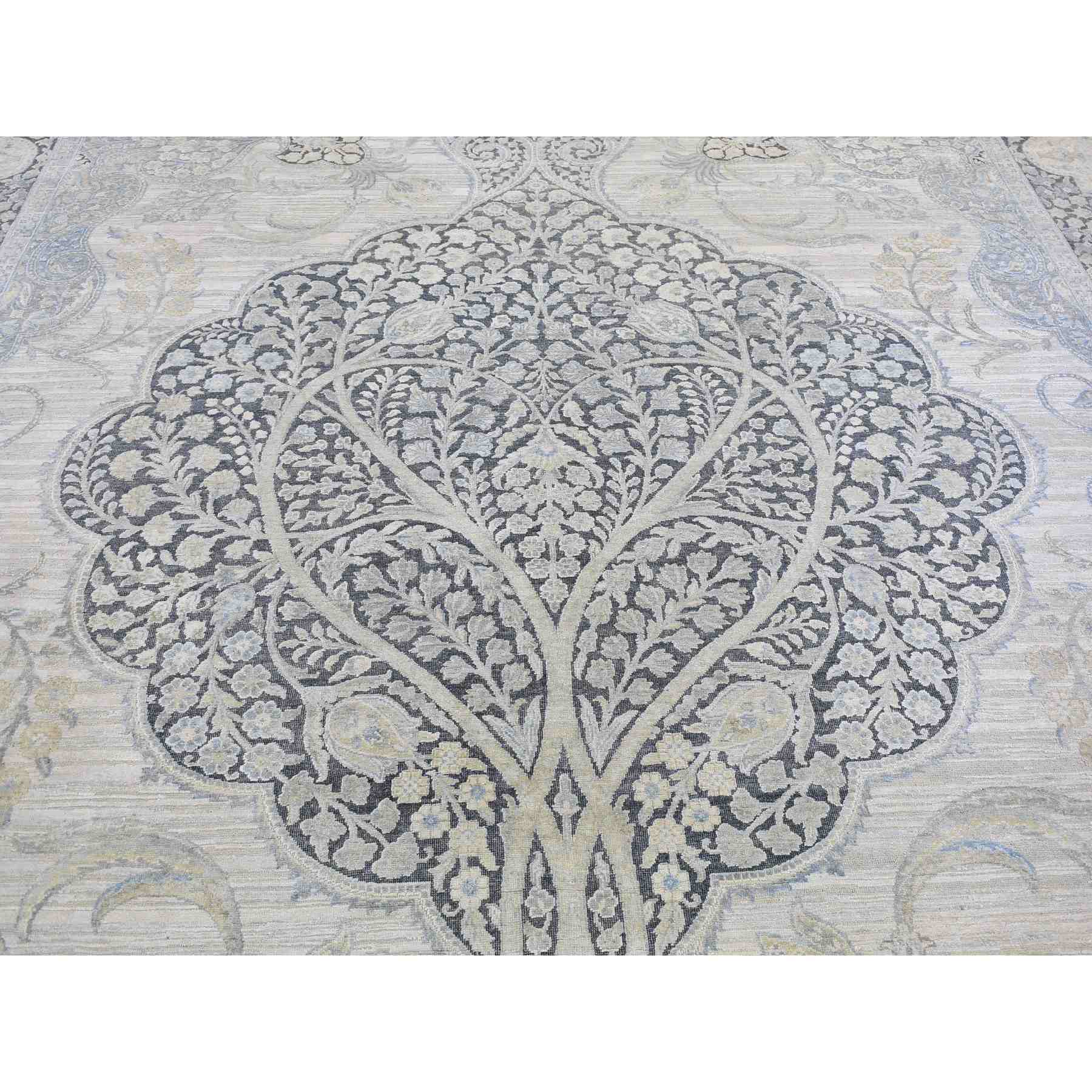 Transitional-Hand-Knotted-Rug-333675