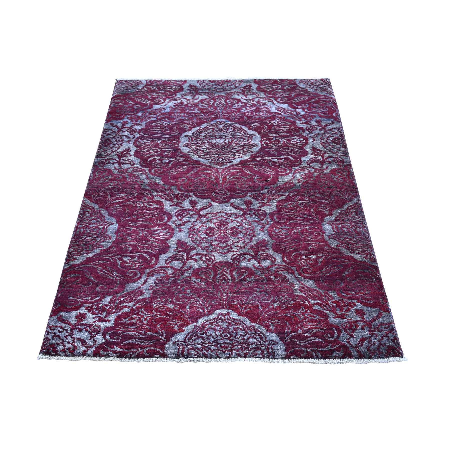 Wool-and-Silk-Hand-Knotted-Rug-333315