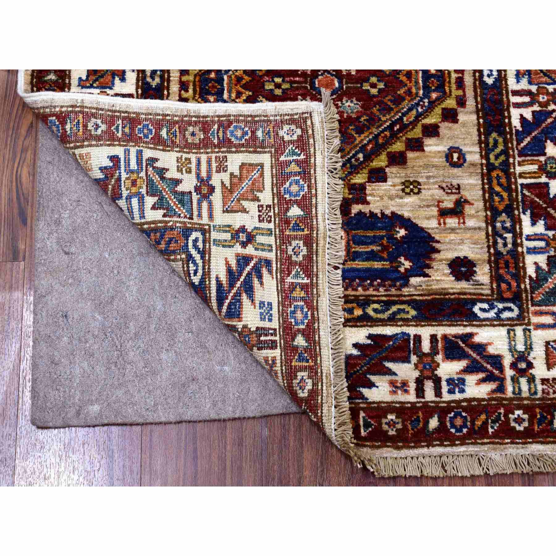 Kazak-Hand-Knotted-Rug-335425
