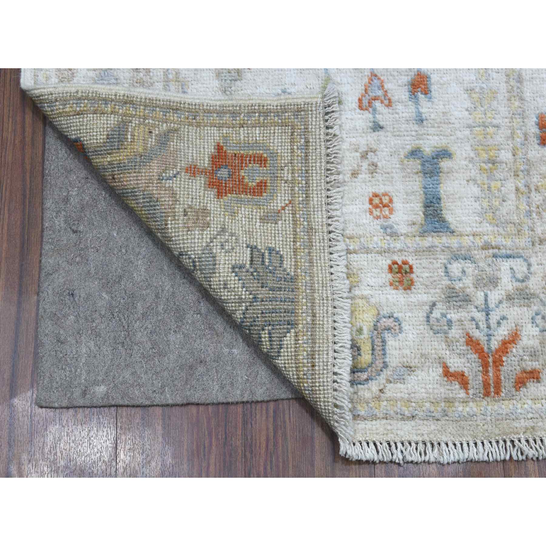 Oushak-And-Peshawar-Hand-Knotted-Rug-335125