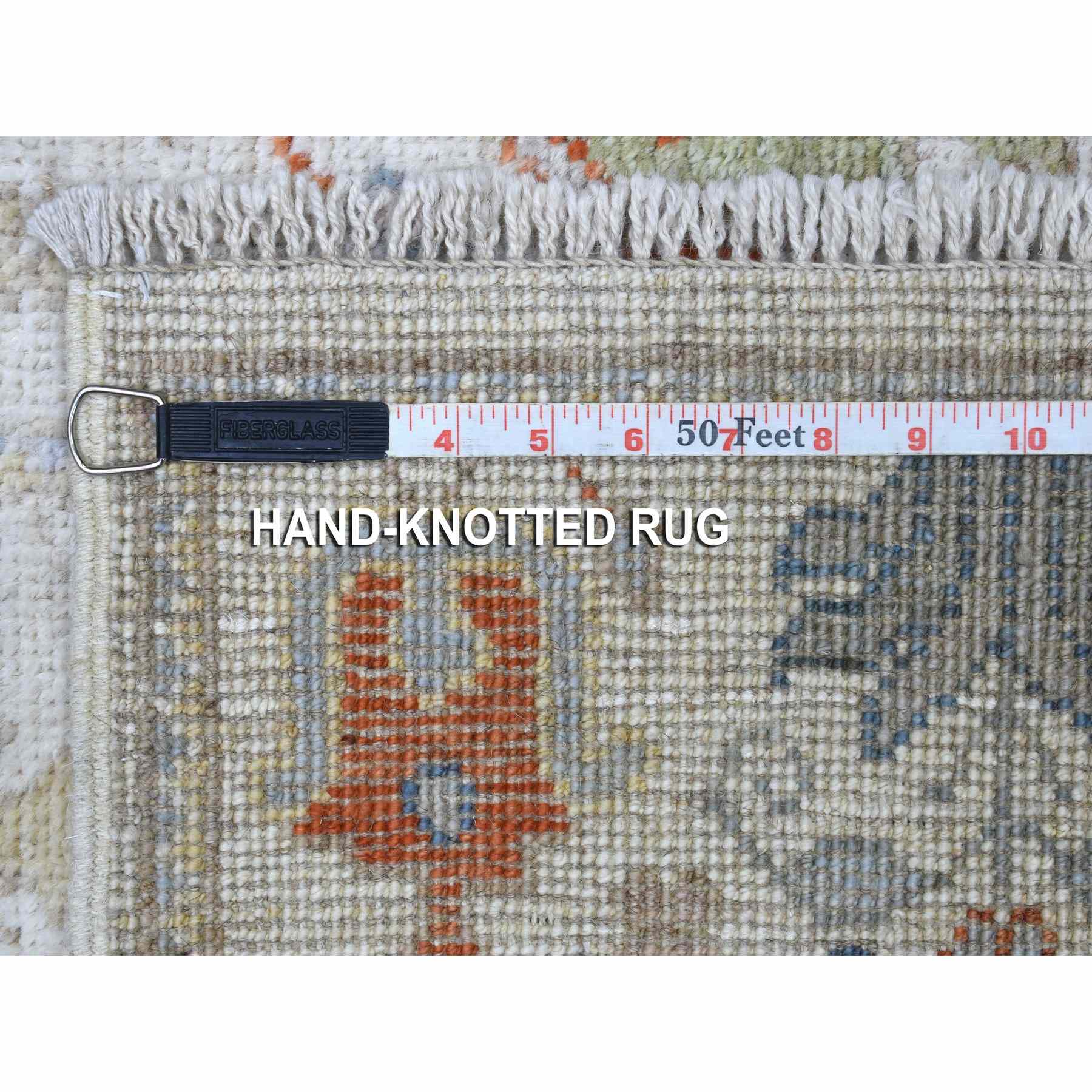 Oushak-And-Peshawar-Hand-Knotted-Rug-335125