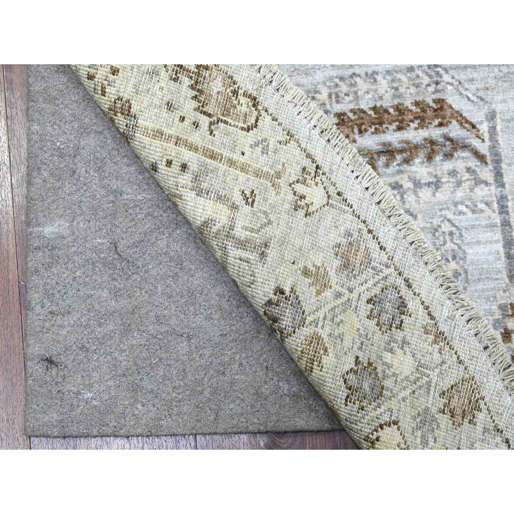 Oushak-And-Peshawar-Hand-Knotted-Rug-335815