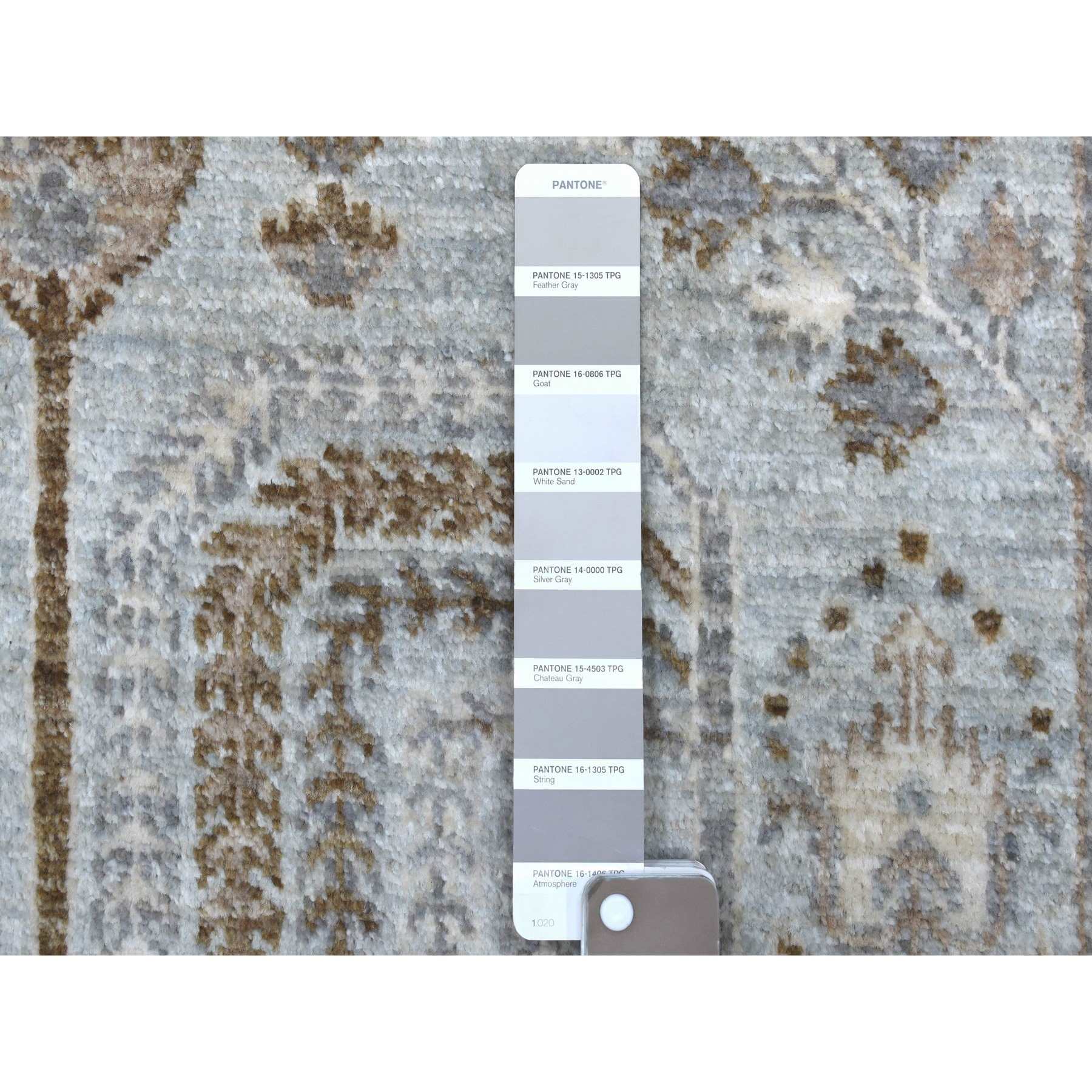 Oushak-And-Peshawar-Hand-Knotted-Rug-335815