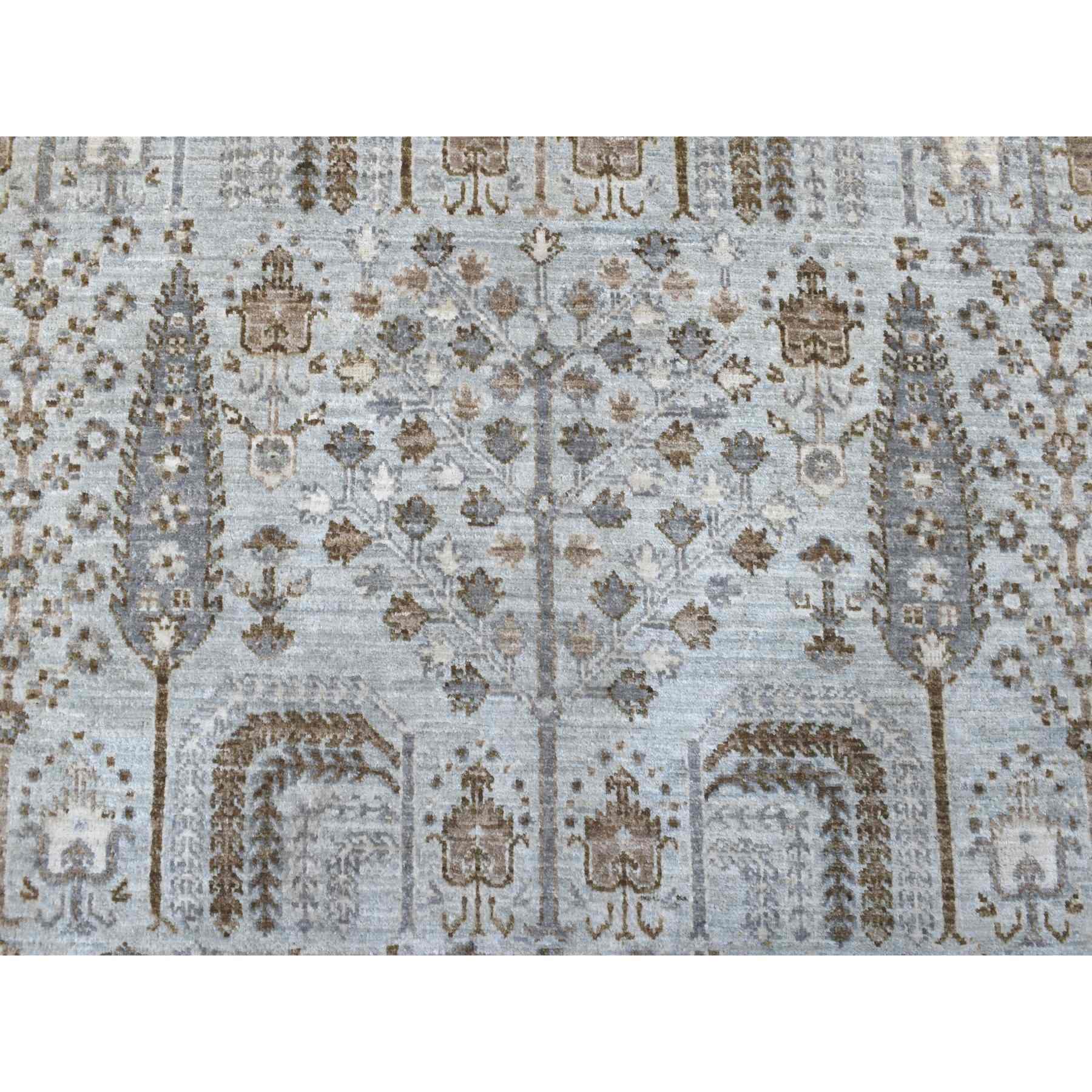 Oushak-And-Peshawar-Hand-Knotted-Rug-335815