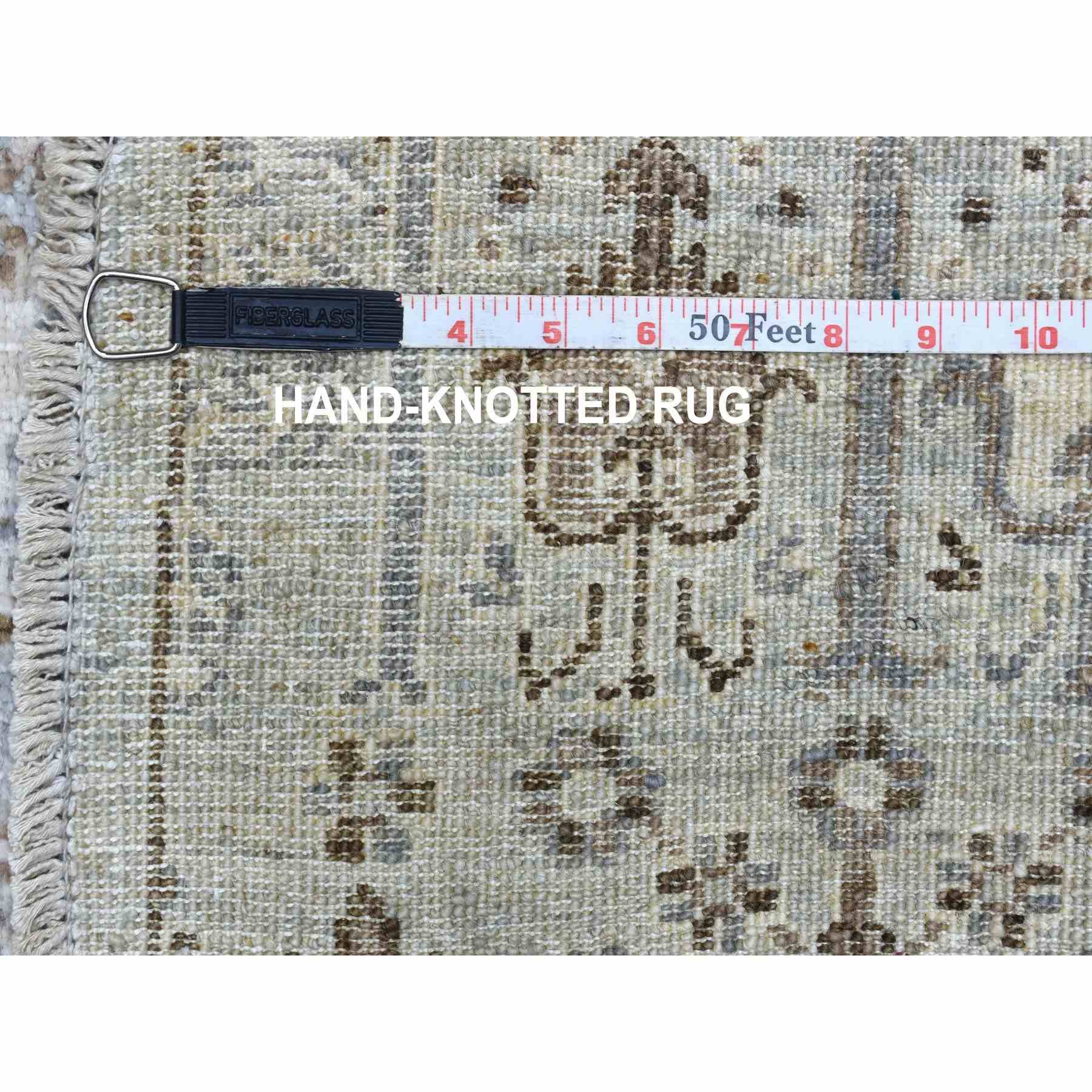 Oushak-And-Peshawar-Hand-Knotted-Rug-335815