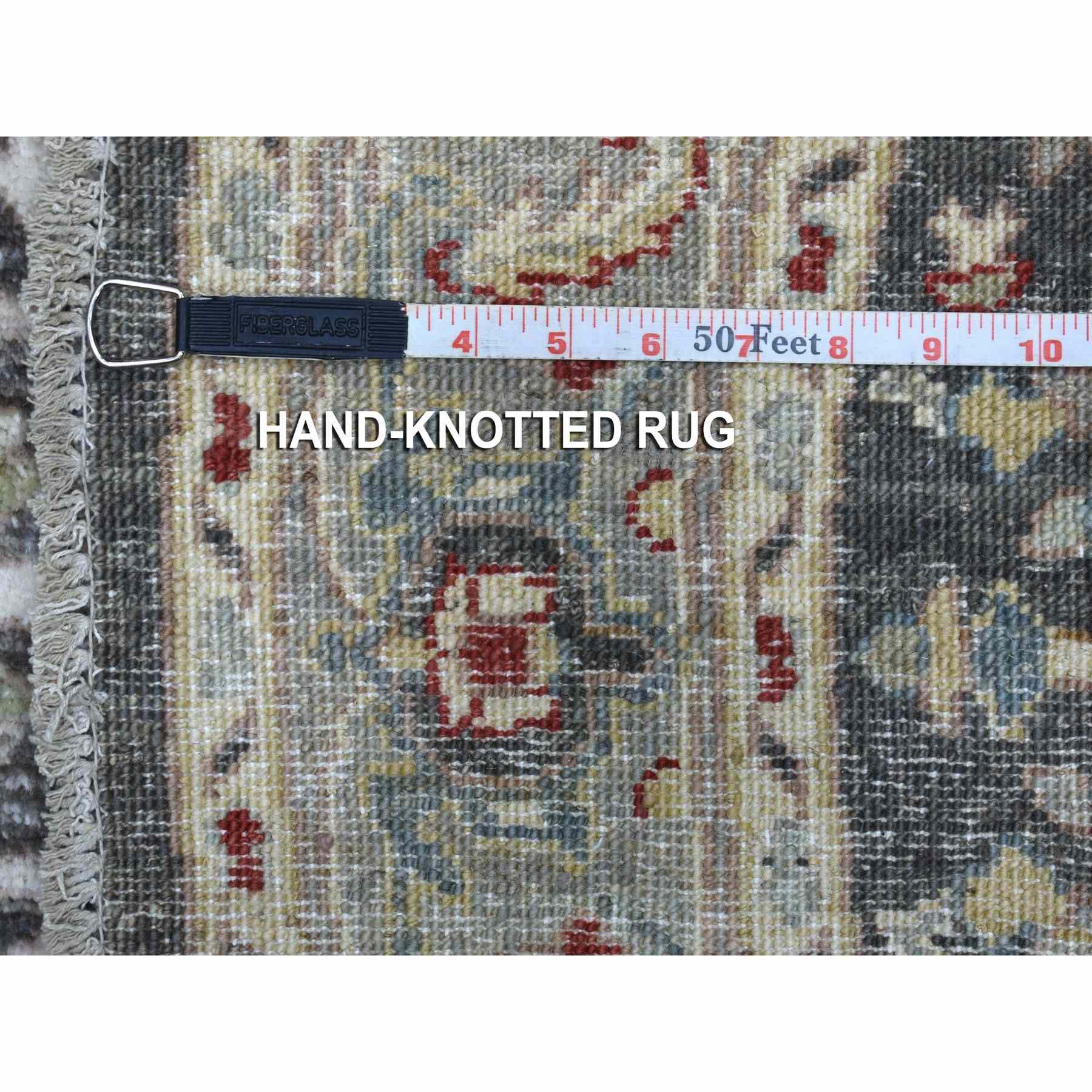 Oushak-And-Peshawar-Hand-Knotted-Rug-335860